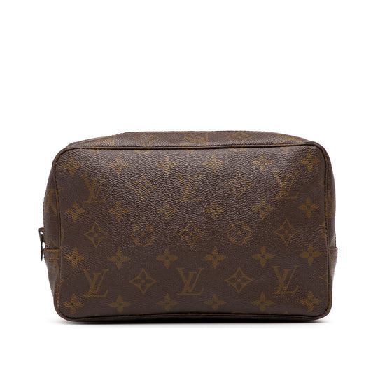 Brown Louis Vuitton Monogram Trousse Toilette 23 Clutch Bag