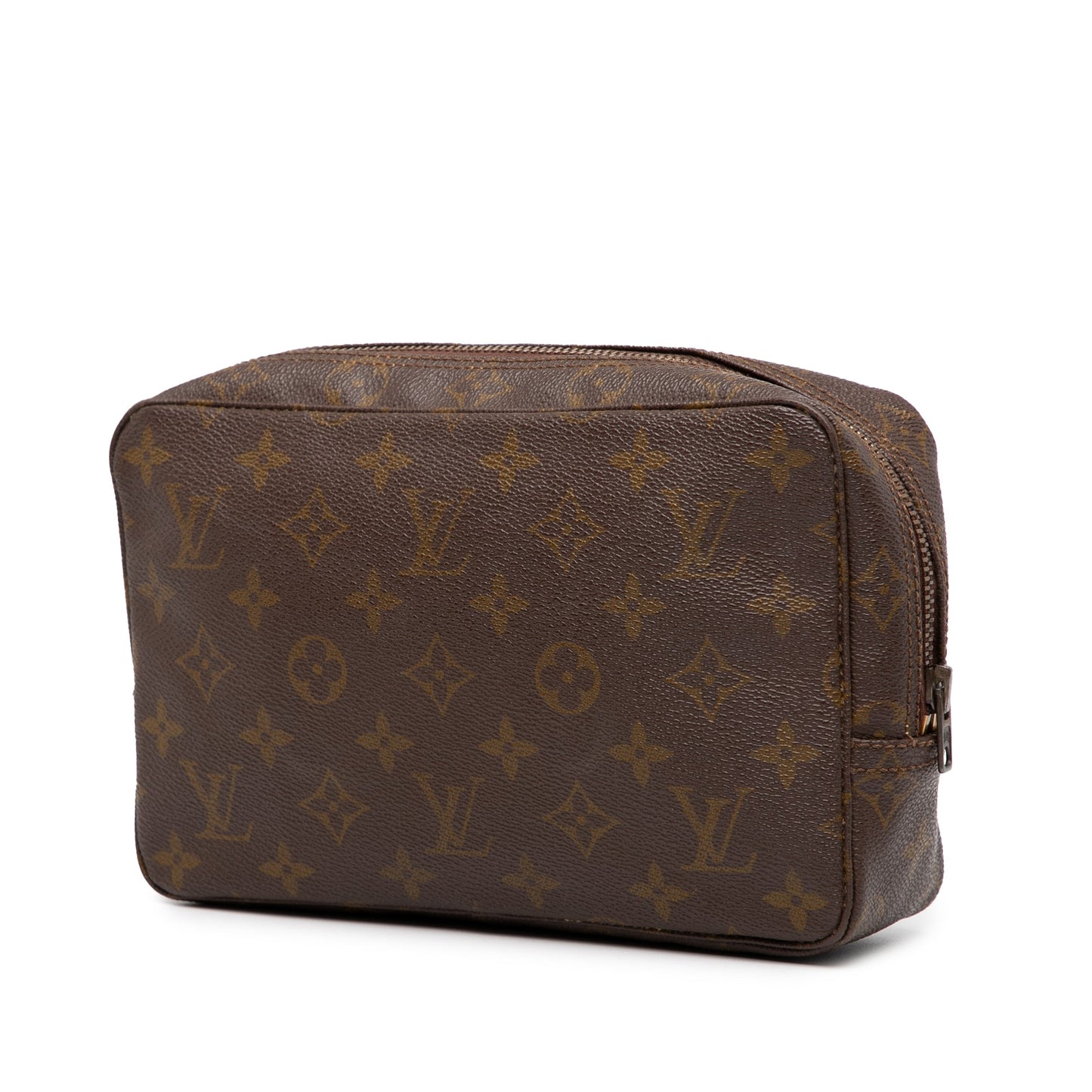 Brown Louis Vuitton Monogram Trousse Toilette 23 Clutch Bag