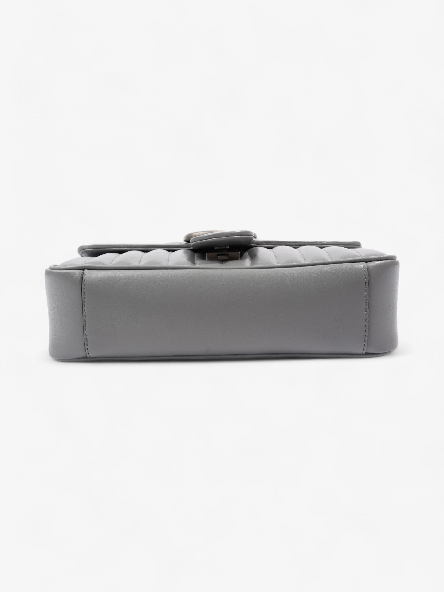 Gucci GG Marmont Grey Leather Small