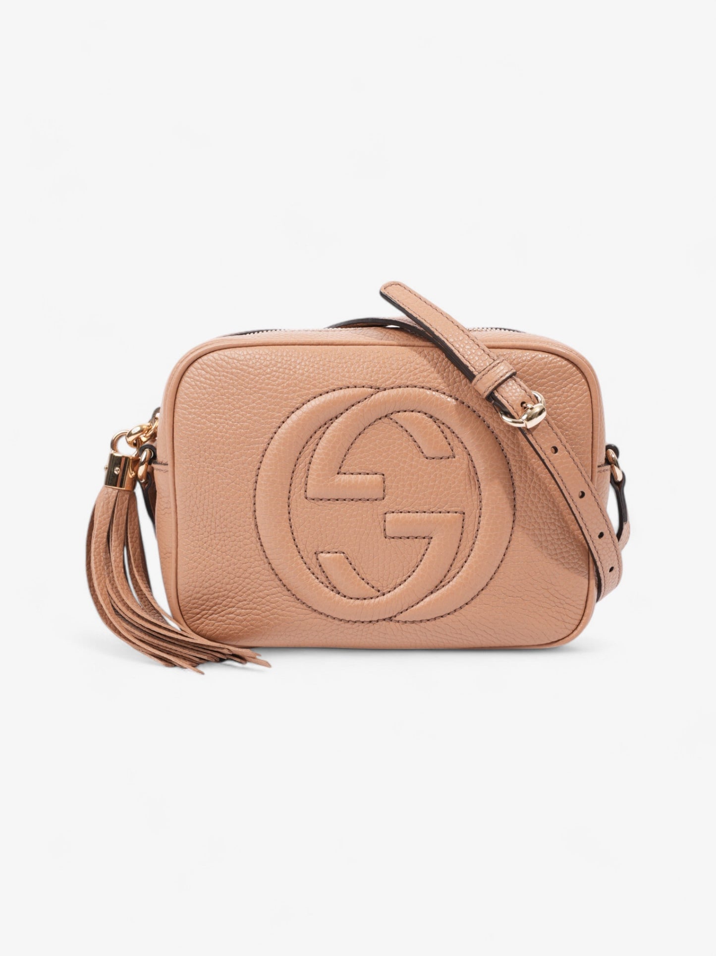 Gucci Soho Disco Bag Beige Leather Small