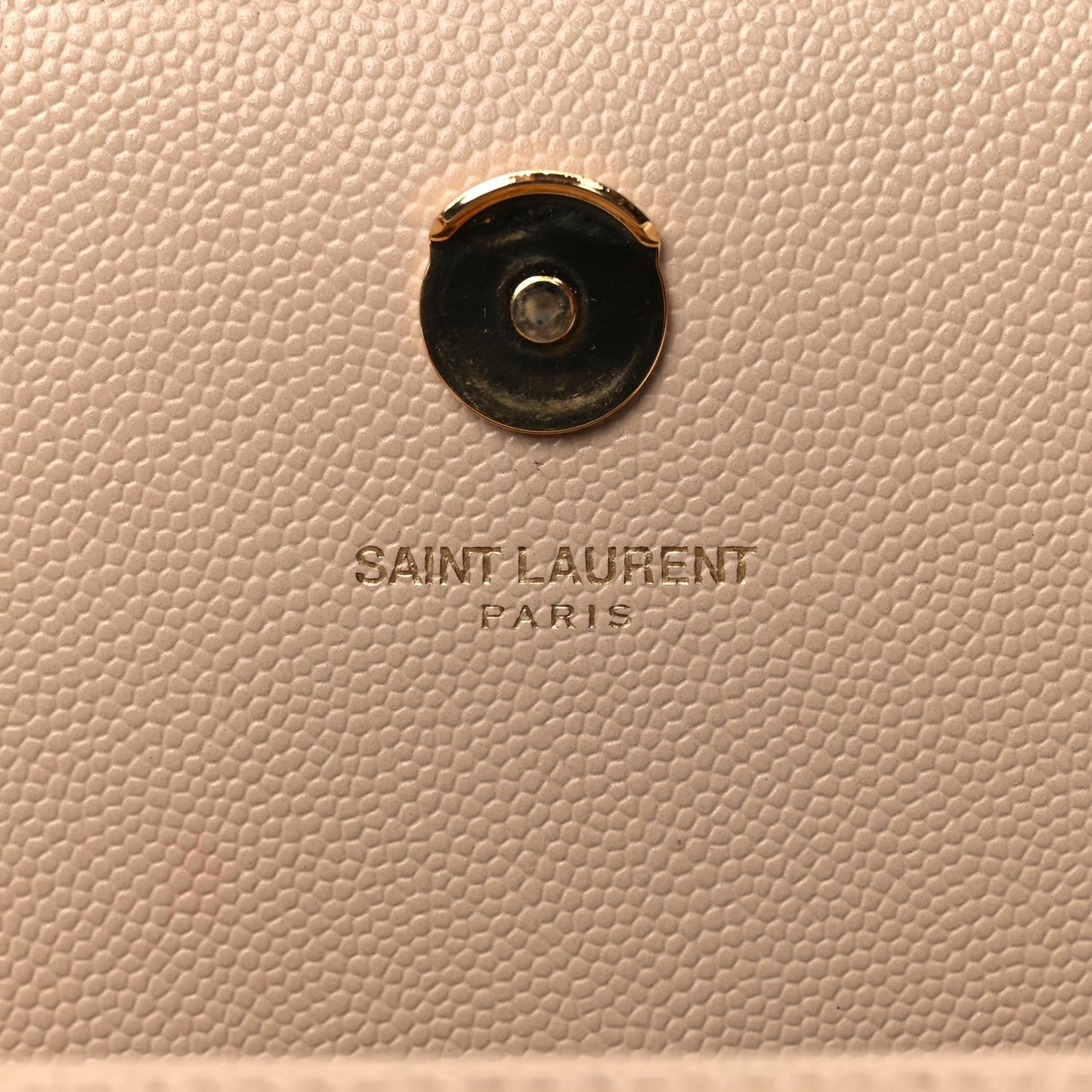 Saint Laurent Grain De Poudre Small Monogram Kate Satchel  Nude Powder