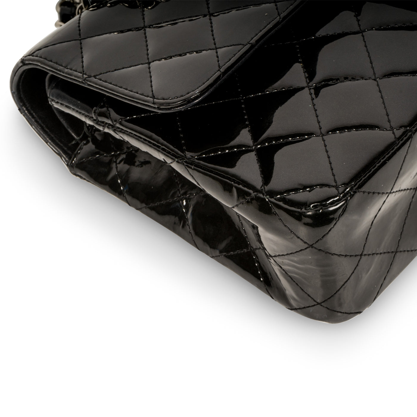 Chanel Classic Flap Bag - Medium - Patent Black