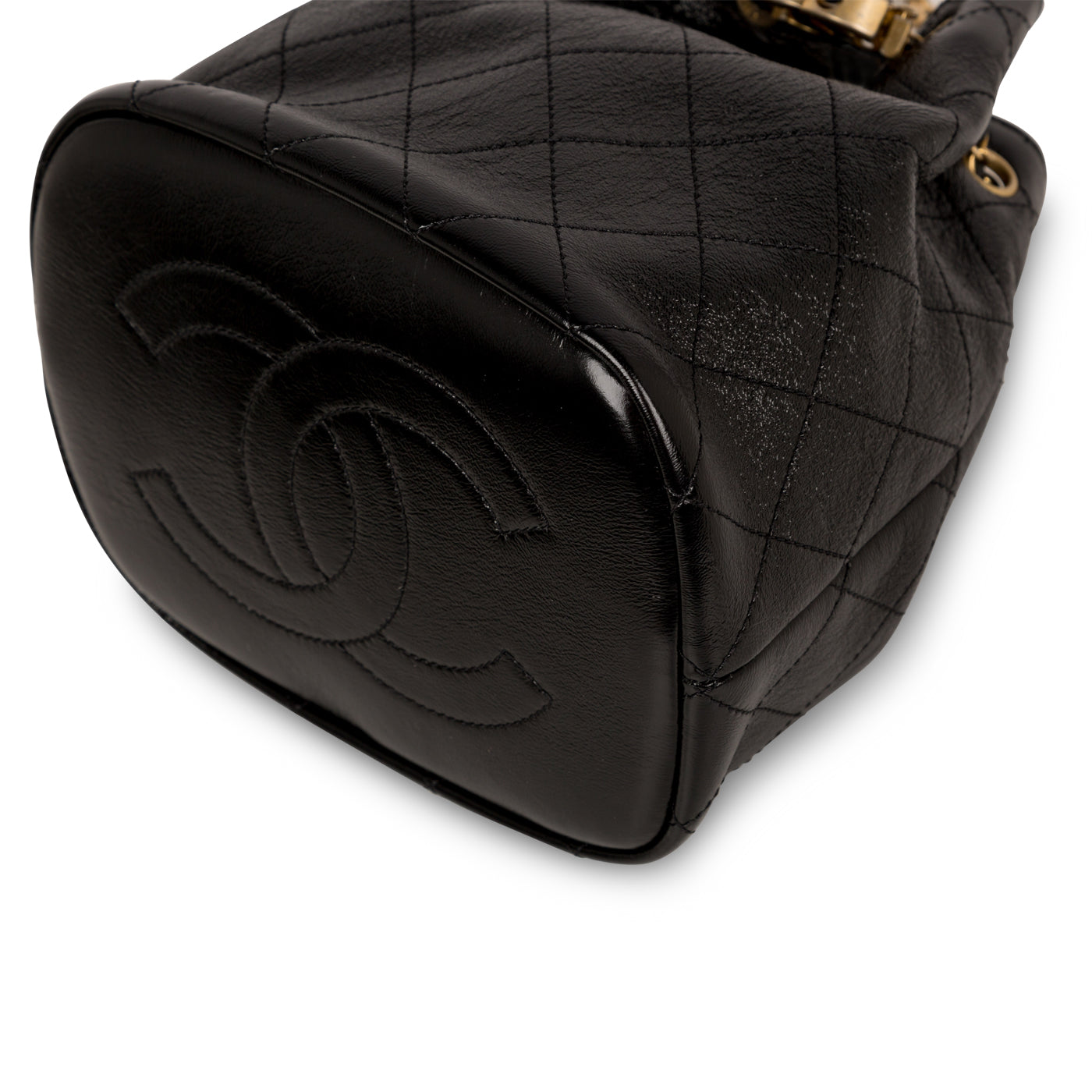 Chanel Glazed Lambskin Bucket Bag