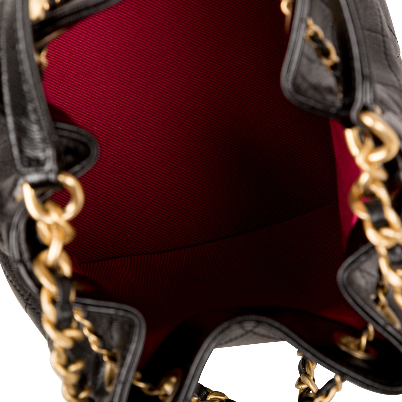 Chanel Glazed Lambskin Bucket Bag