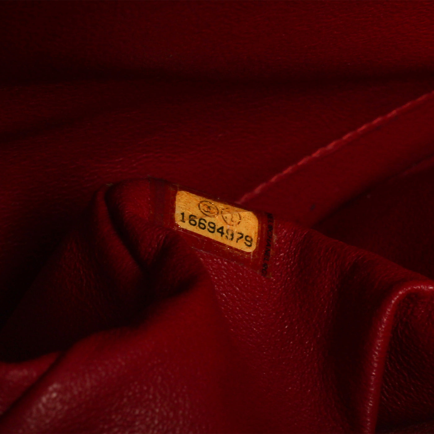 Chanel Classic Red Caviar Flap Bag - Jumbo