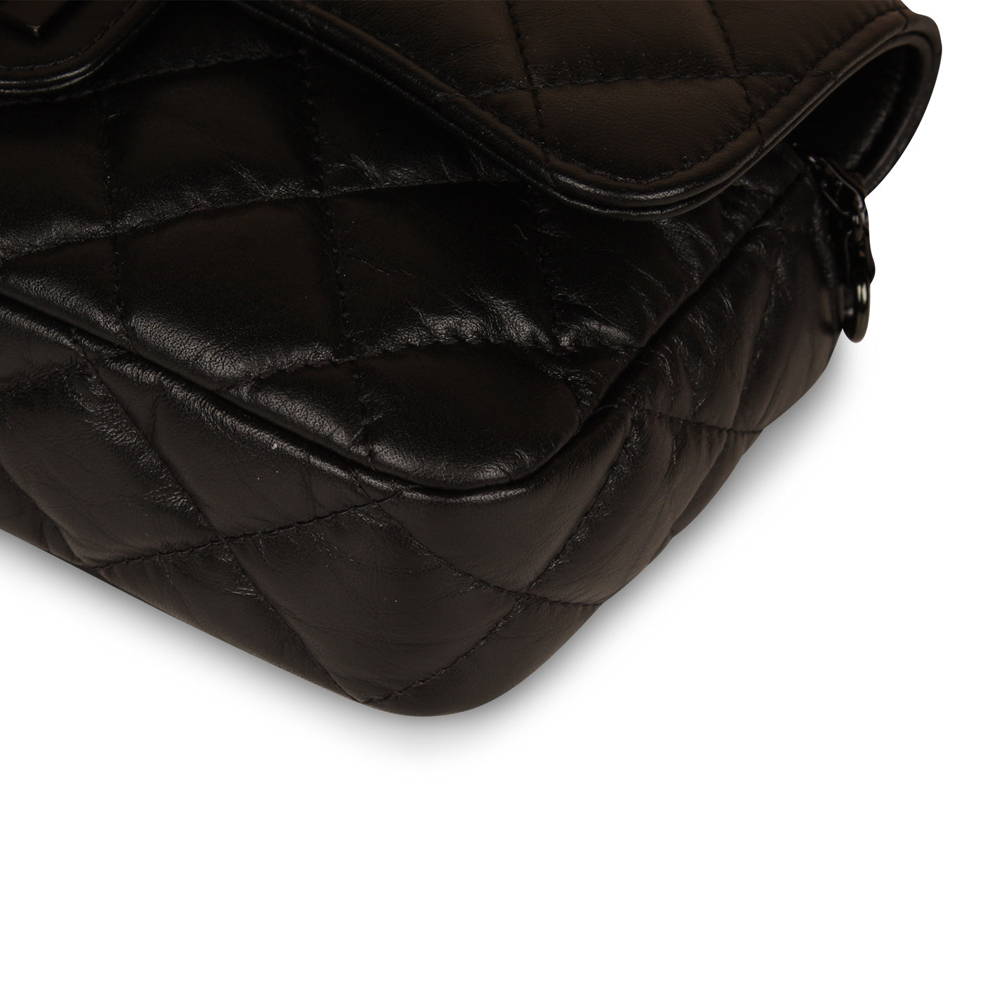 Chanel O-Case Re-Issue Crossbody - Black calfskin