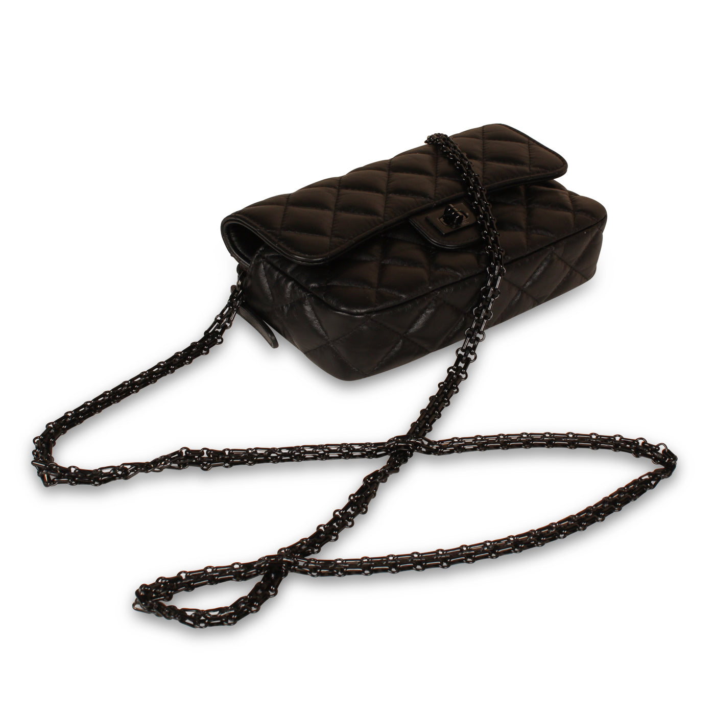 Chanel O-Case Re-Issue Crossbody - Black calfskin