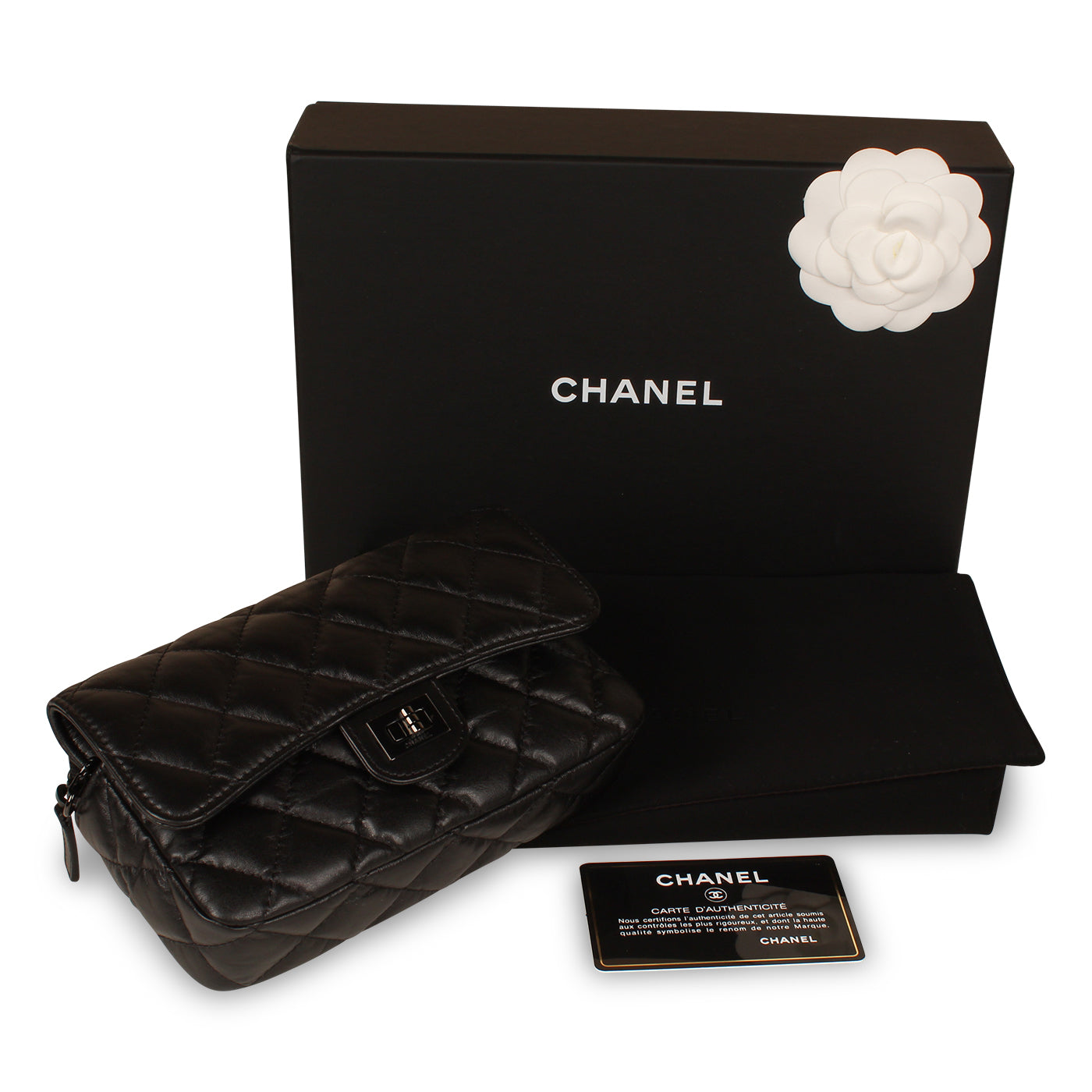 Chanel O-Case Re-Issue Crossbody - Black calfskin