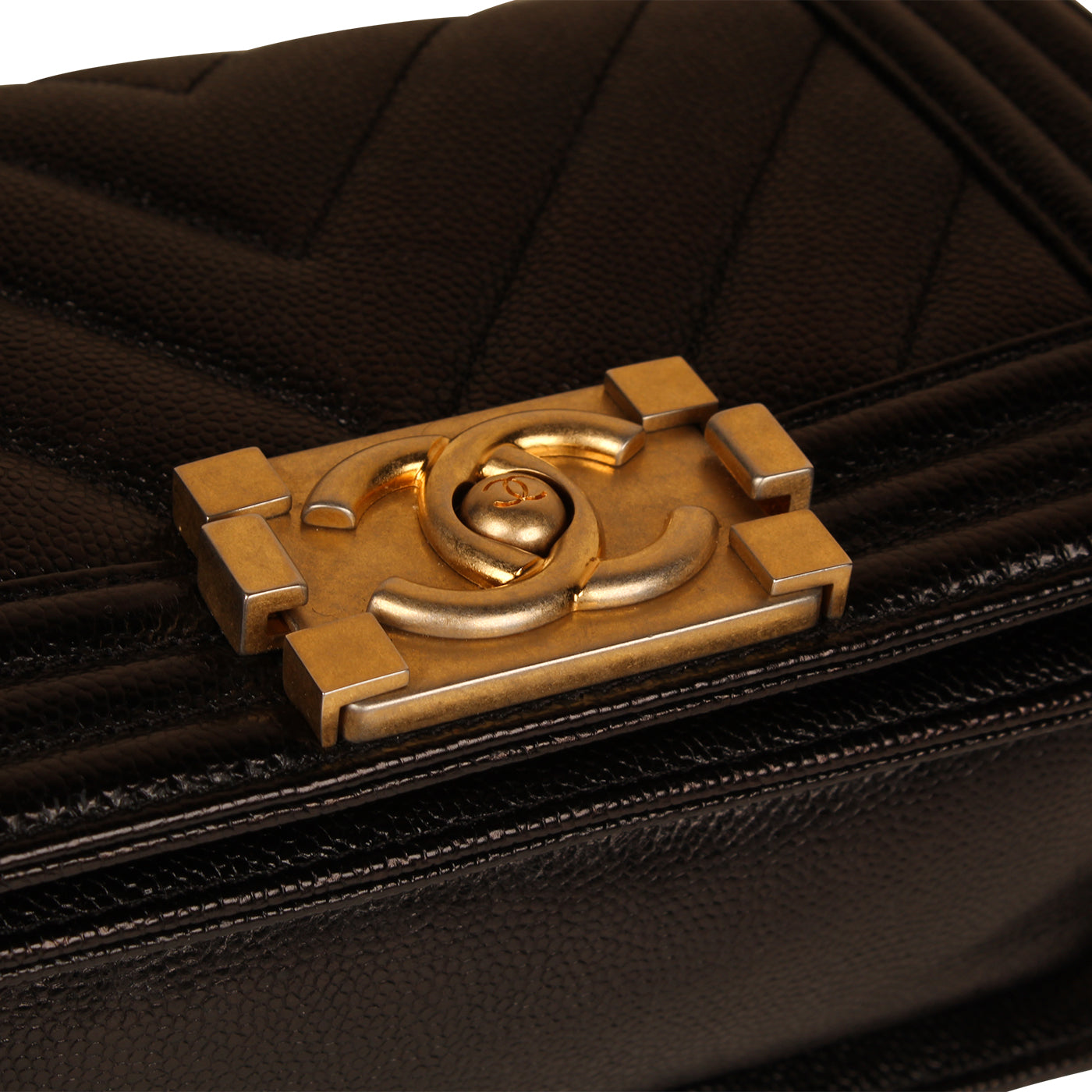 Chanel Boy Bag - Small Black Caviar