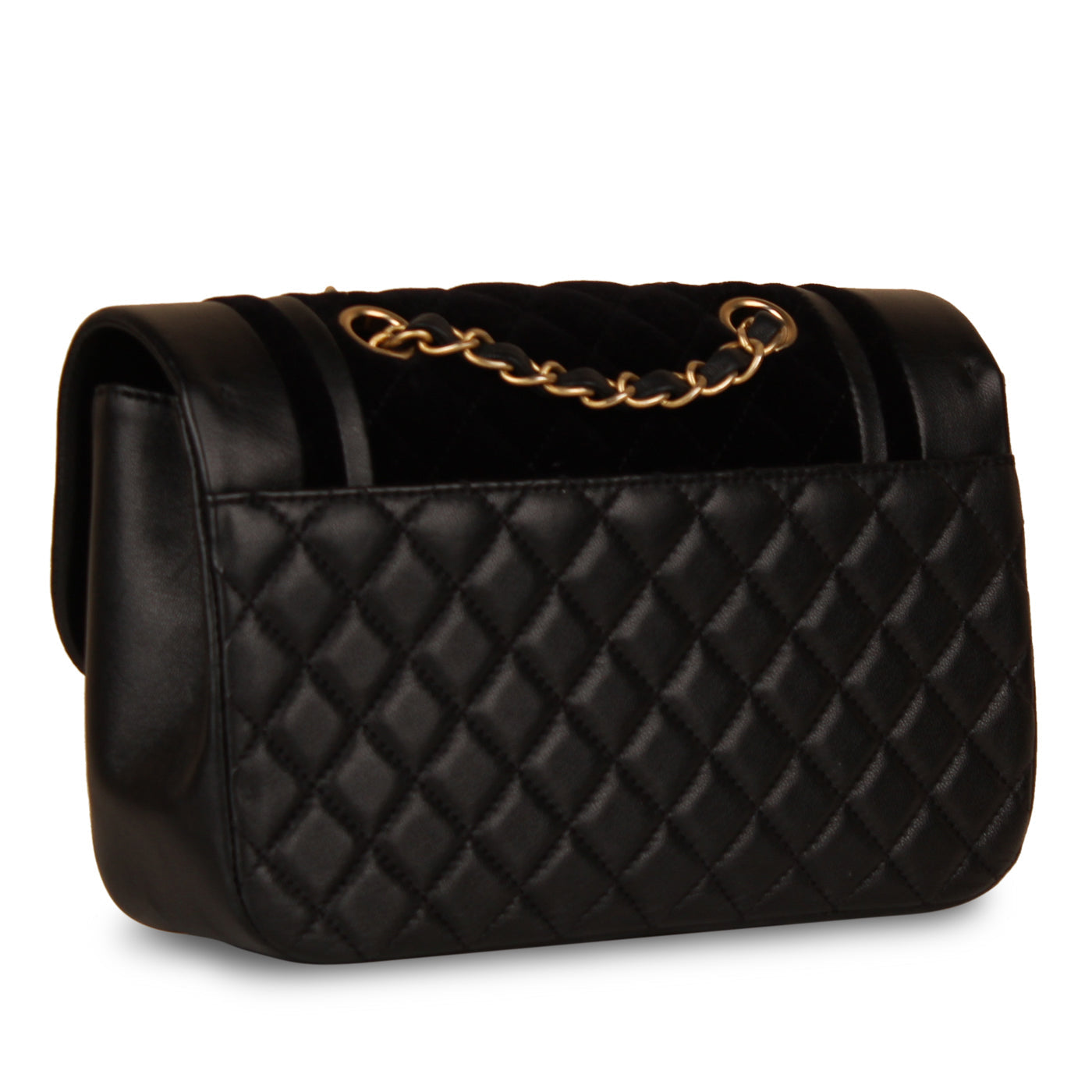 Chanel Velvet/Lambskin Flap Bag