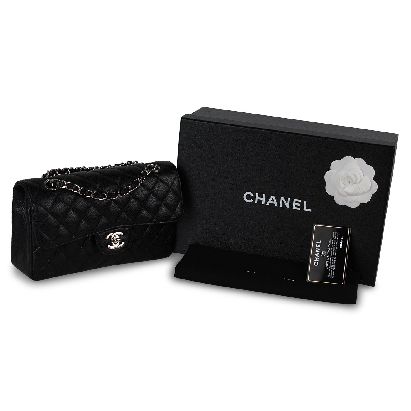 Chanel Small Classic Flap - Black Caviar