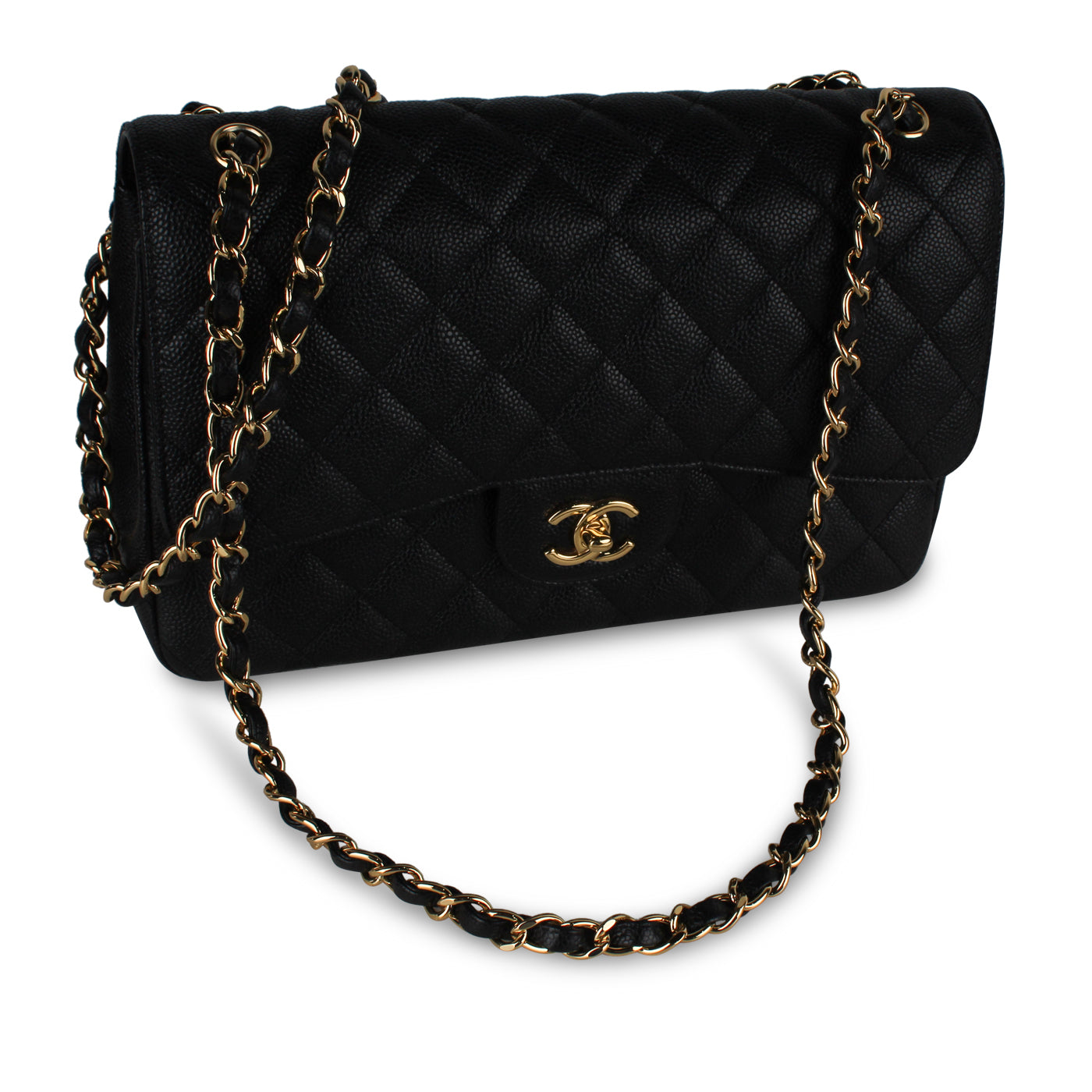 Chanel Classic Flap Bag - Jumbo - Caviar