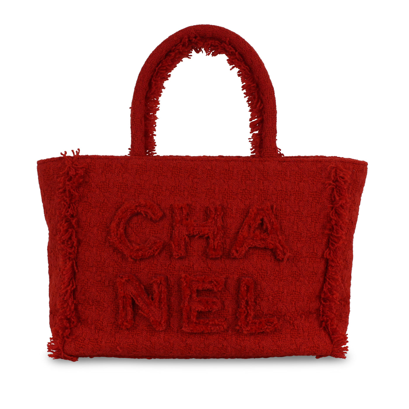 Chanel Shopper Tote - Red Tweed