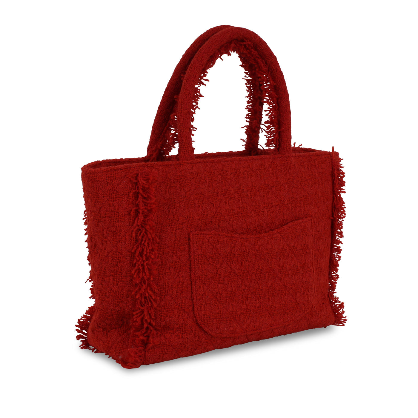 Chanel Shopper Tote - Red Tweed