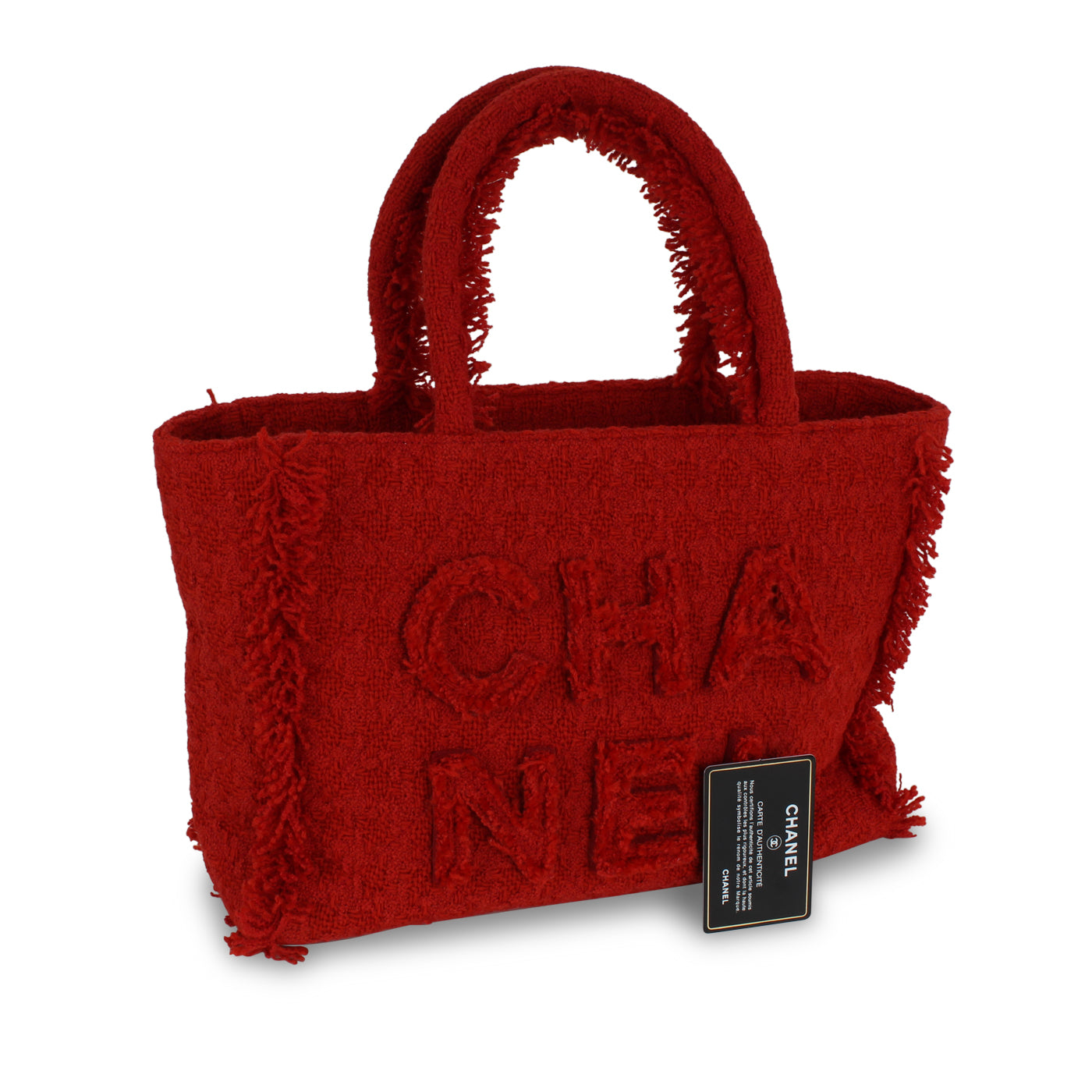 Chanel Shopper Tote - Red Tweed