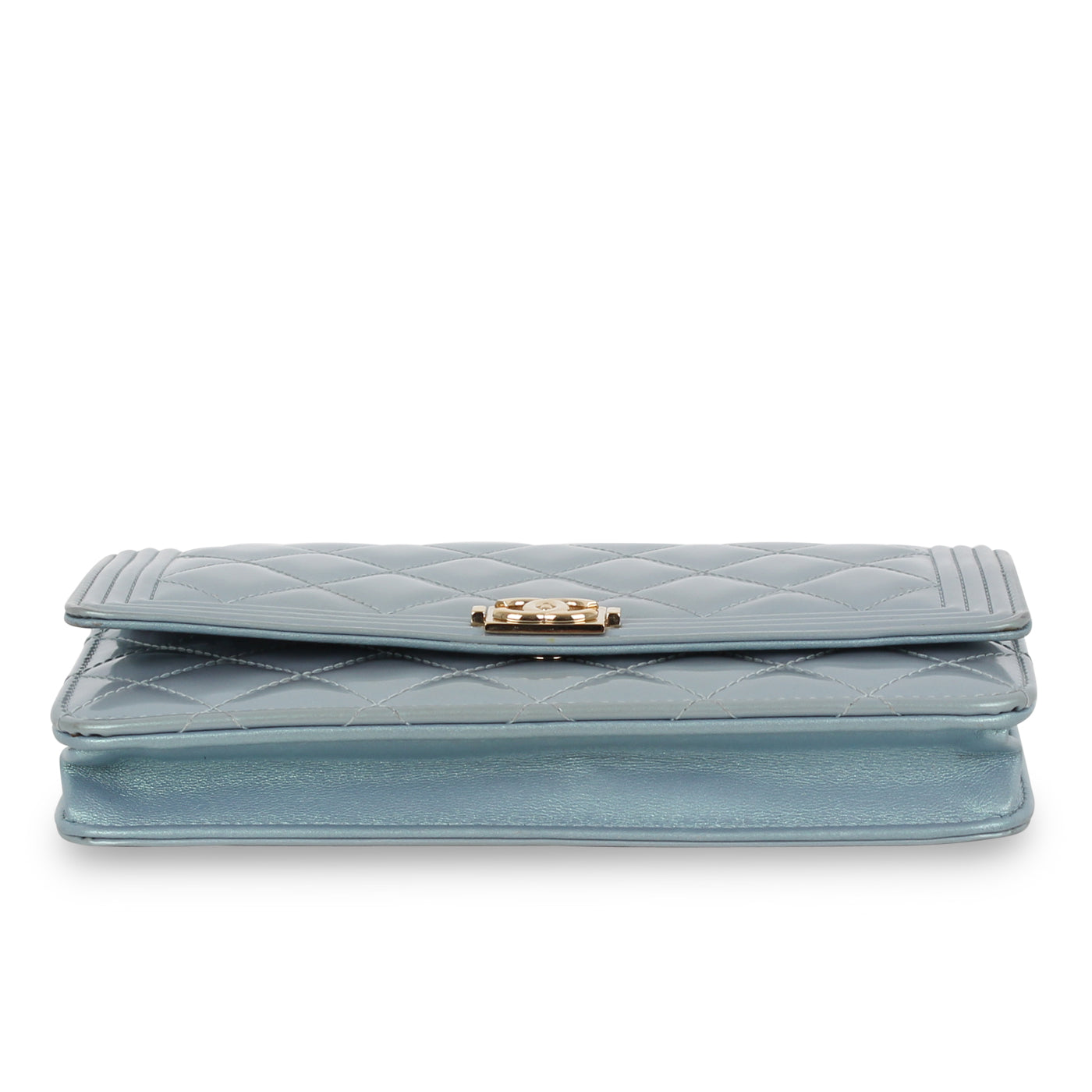 Chanel Boy WOC - Blue Patent