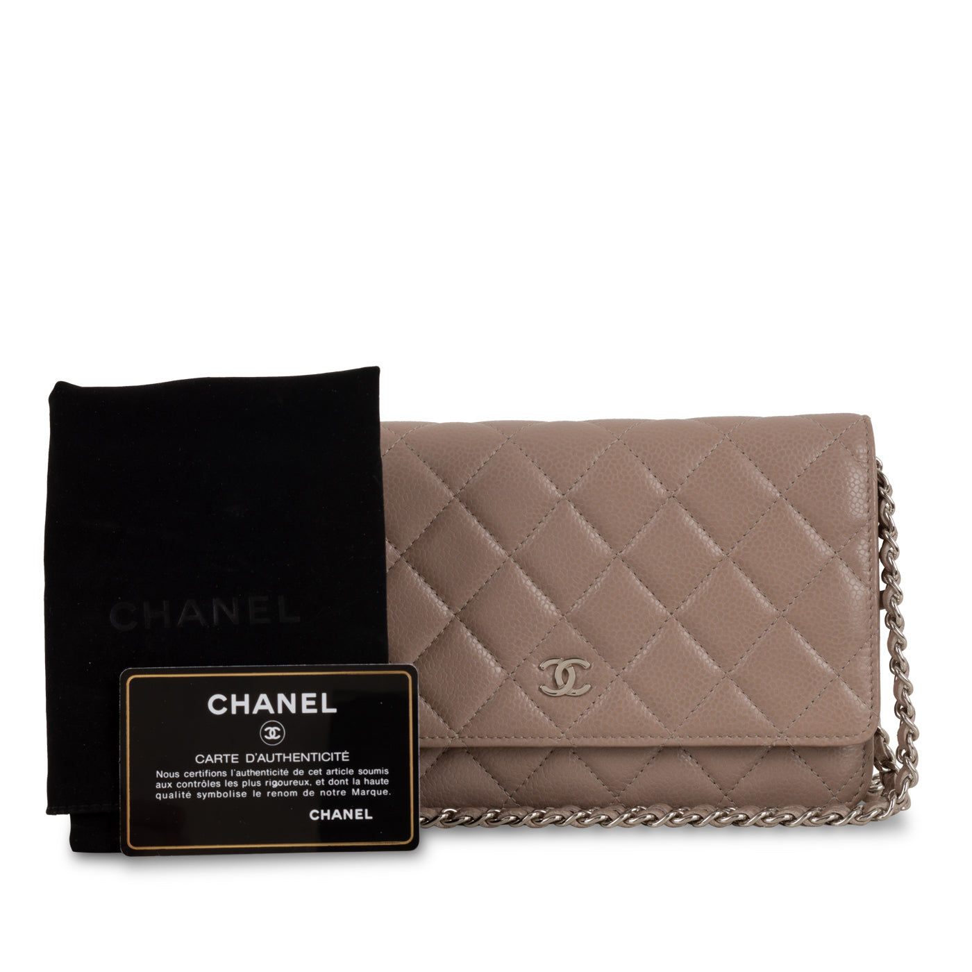 Chanel Wallet on Chain - Nude