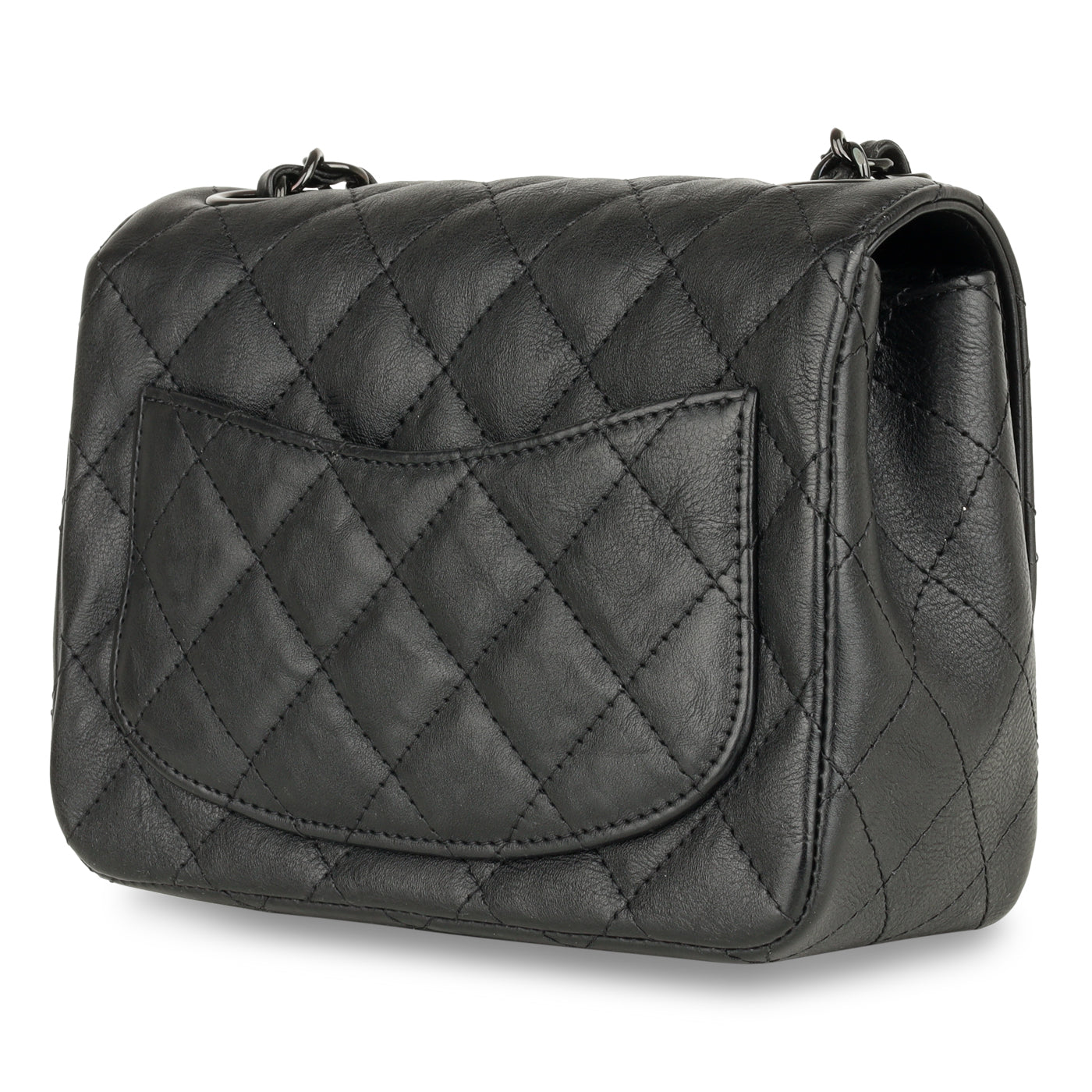 Chanel Mini Square Classic Flap - Black Calfskin