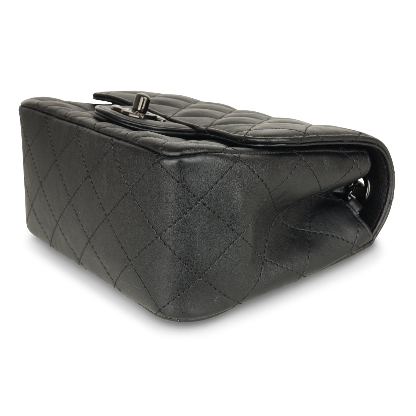 Chanel Mini Square Classic Flap - Black Calfskin