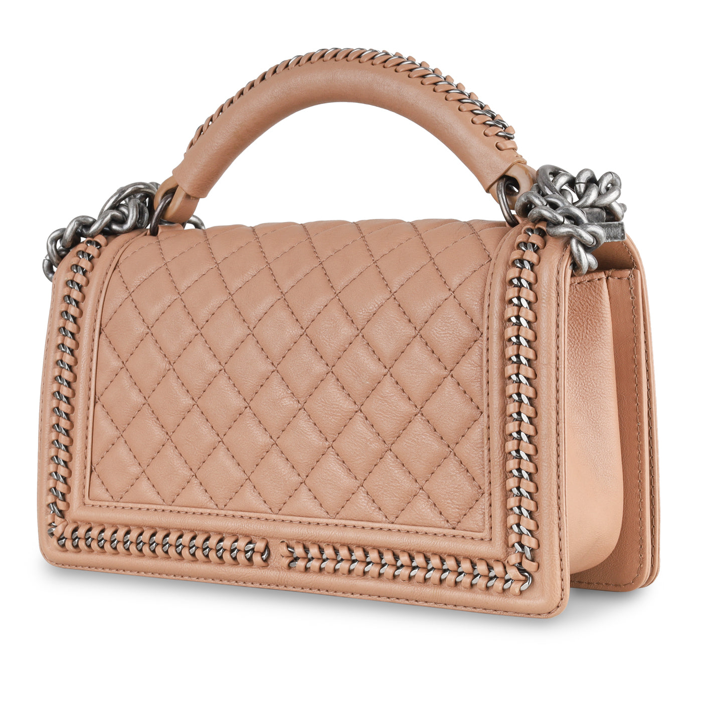 Chanel Boy Bag Top Handle - Old Medium