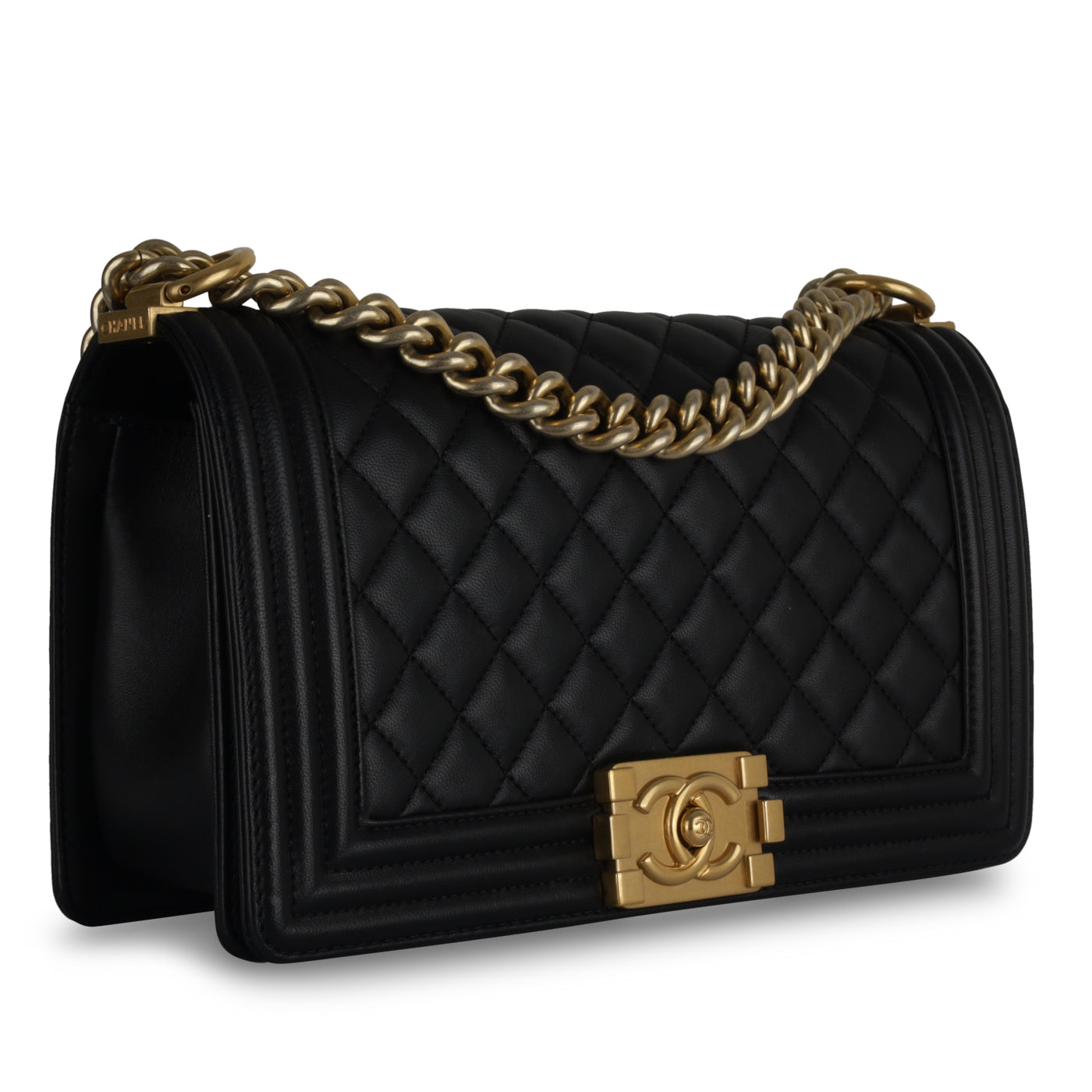 Chanel Old Medium Boy Bag - Black