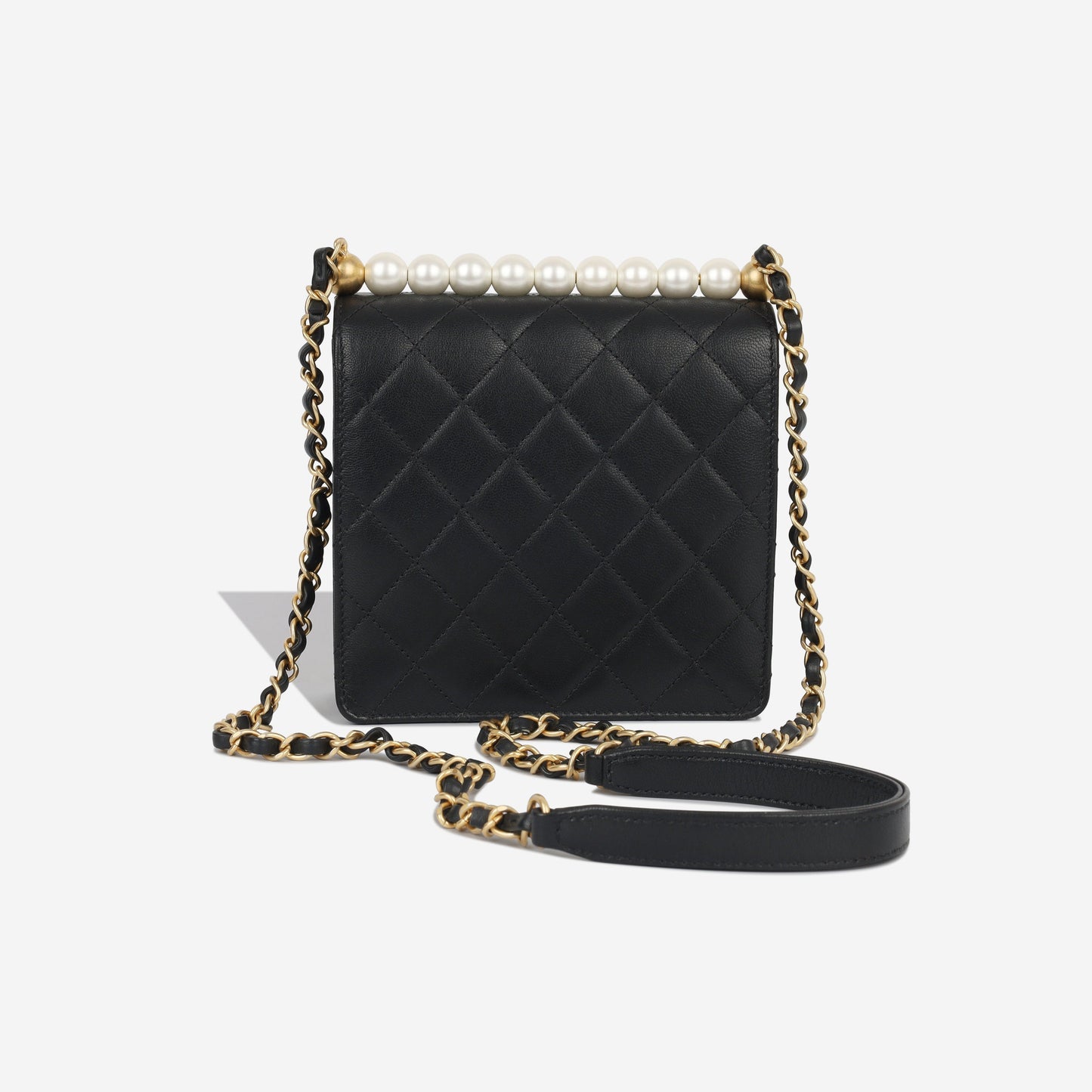 Chanel Vertical Pearl Flap Bag