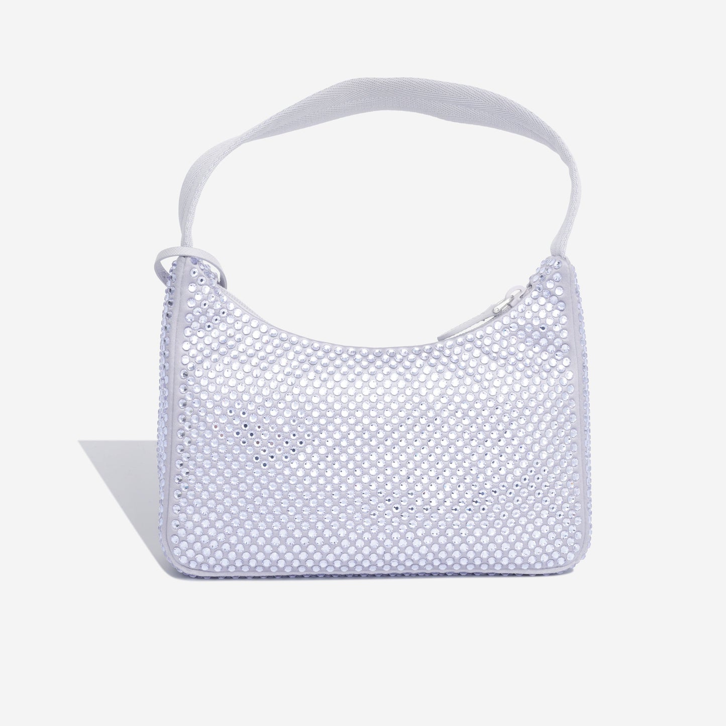 Prada Satin Mini Bag with Crystals