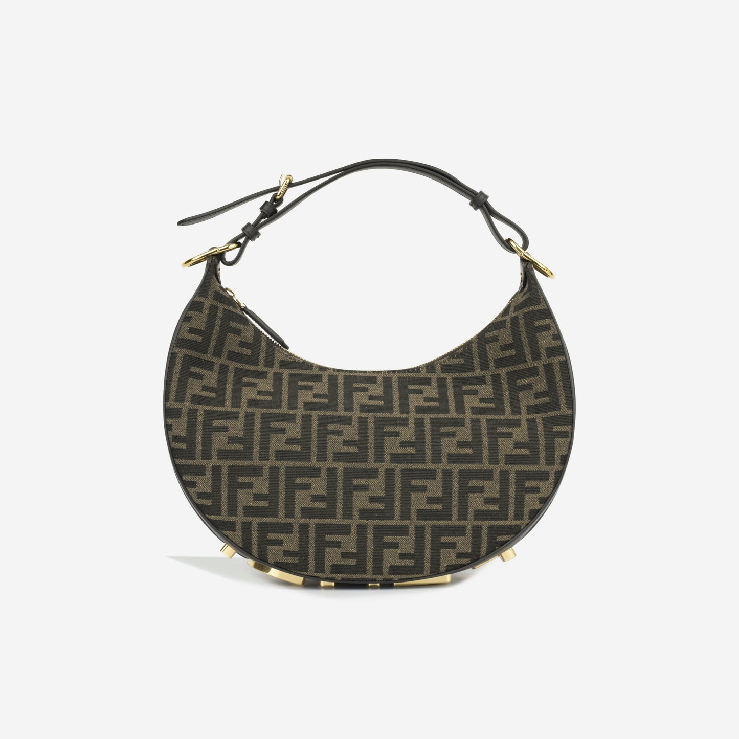 Fendi Fendigraphy Jacquard Red Shoulder Bag
