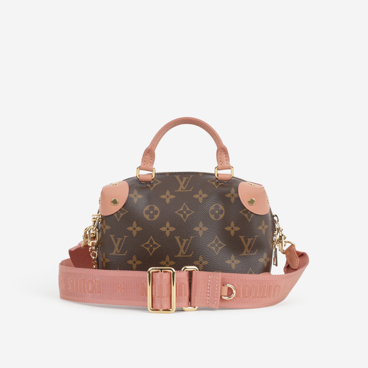 Louis Vuitton Petite Malle Souple - Monogram / Peach Trim | Gold Hardware