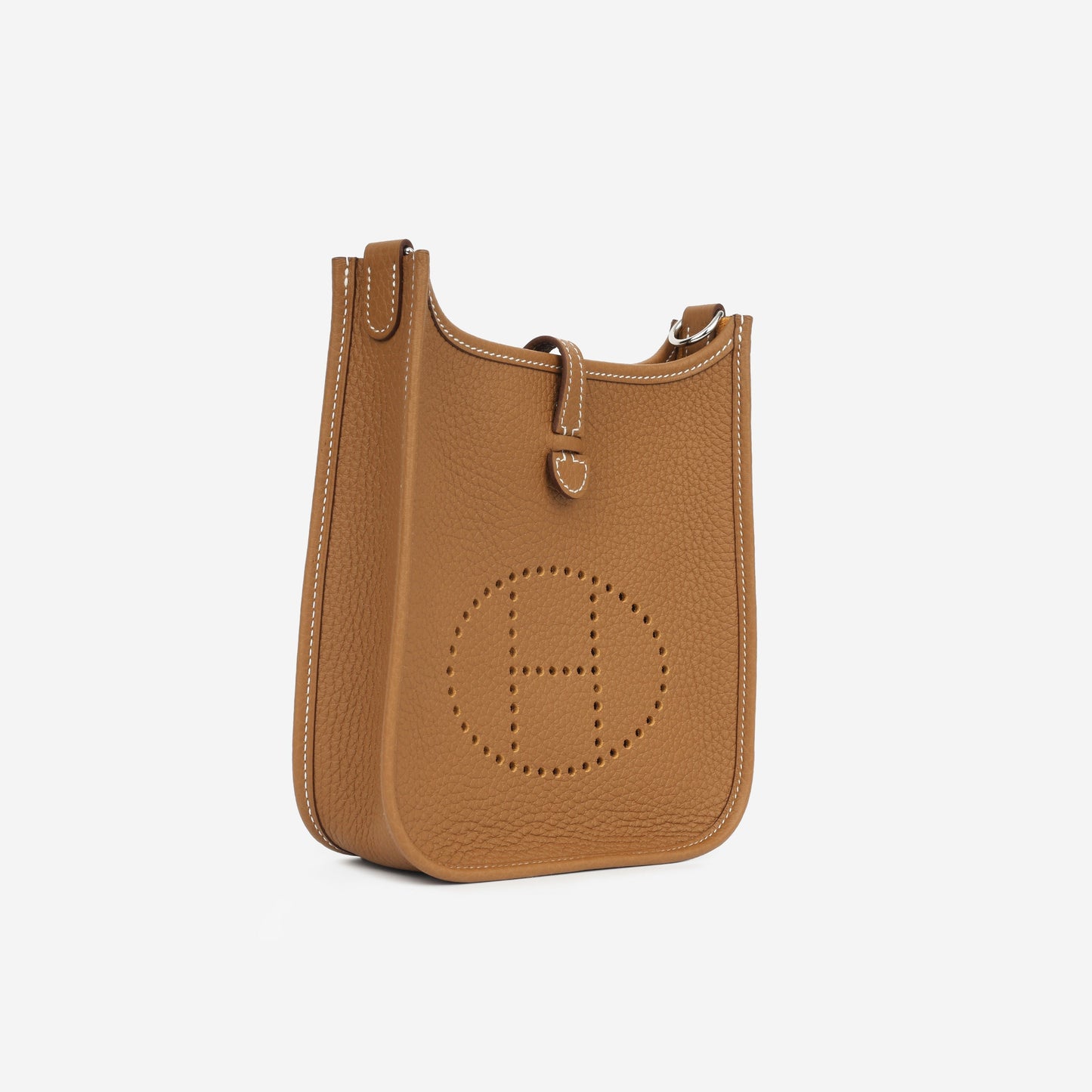 Hermès Mini Evelyne - Gold Clemence | Palladium Hardware