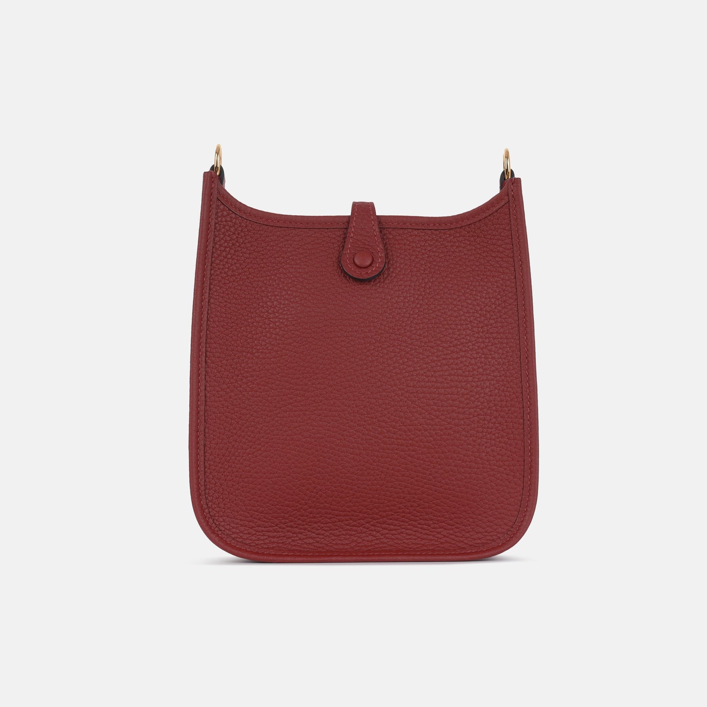 Hermès Mini Evelyne 16 - Rouge H Clemence | Gold Hardware