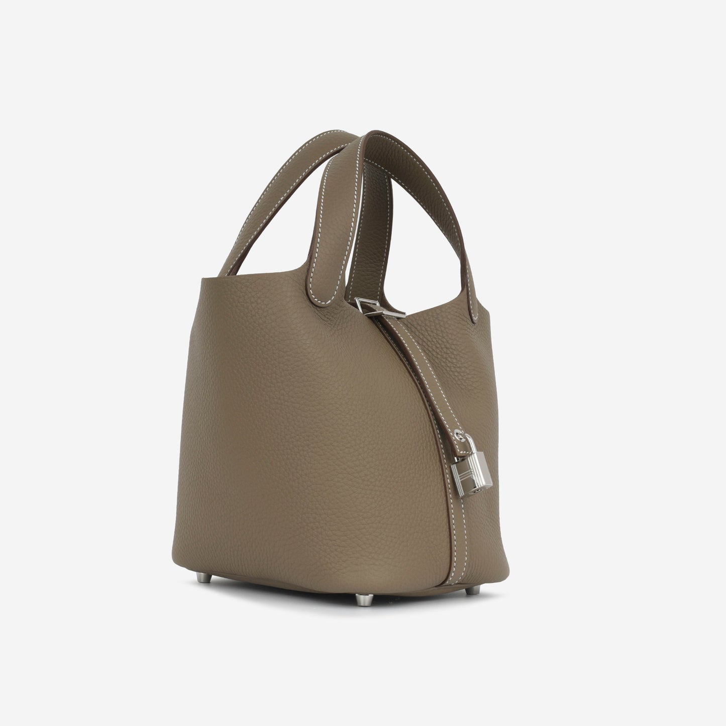 Hermès Picotin 18 - Etoupe Etoupe Clemence | Palladium Hardware