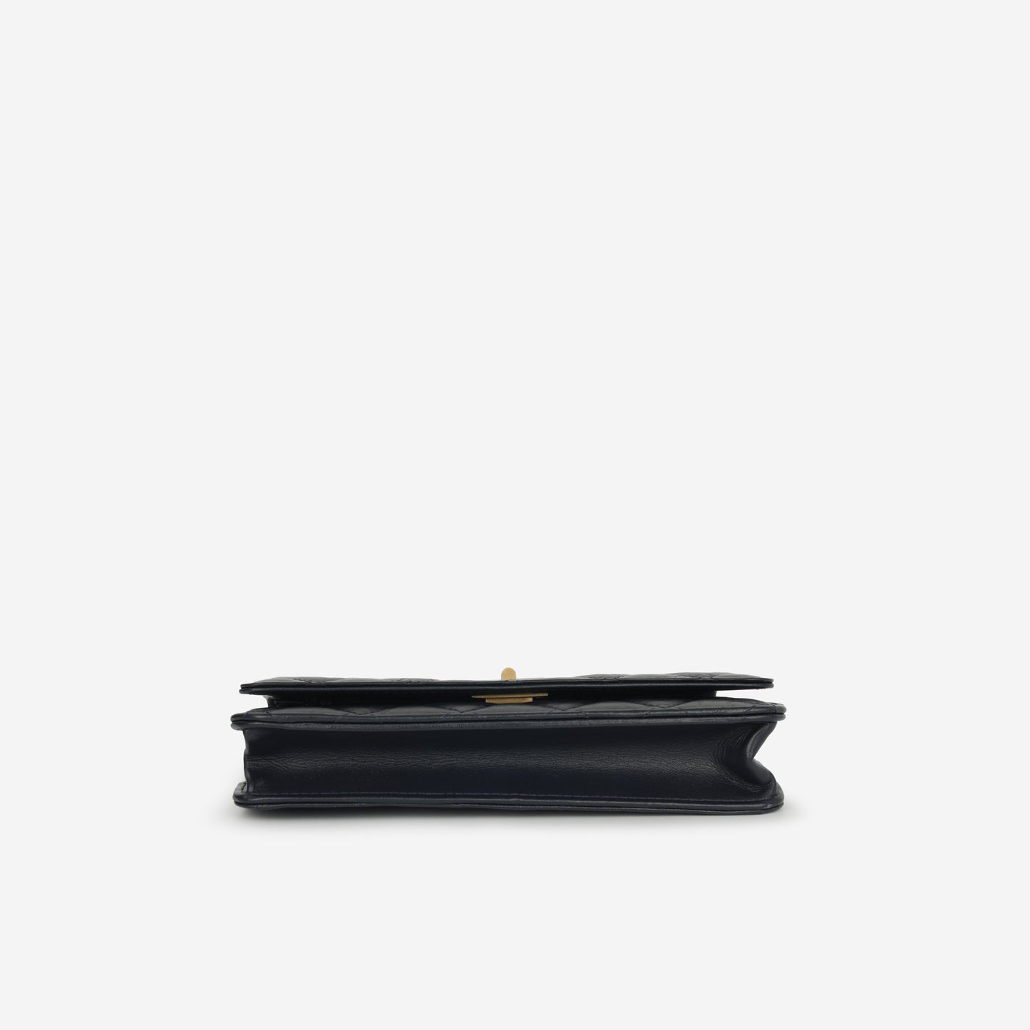 Chanel 2.55 Re-issue Wallet on Chain - Navy Calfskin | Gold Hardware