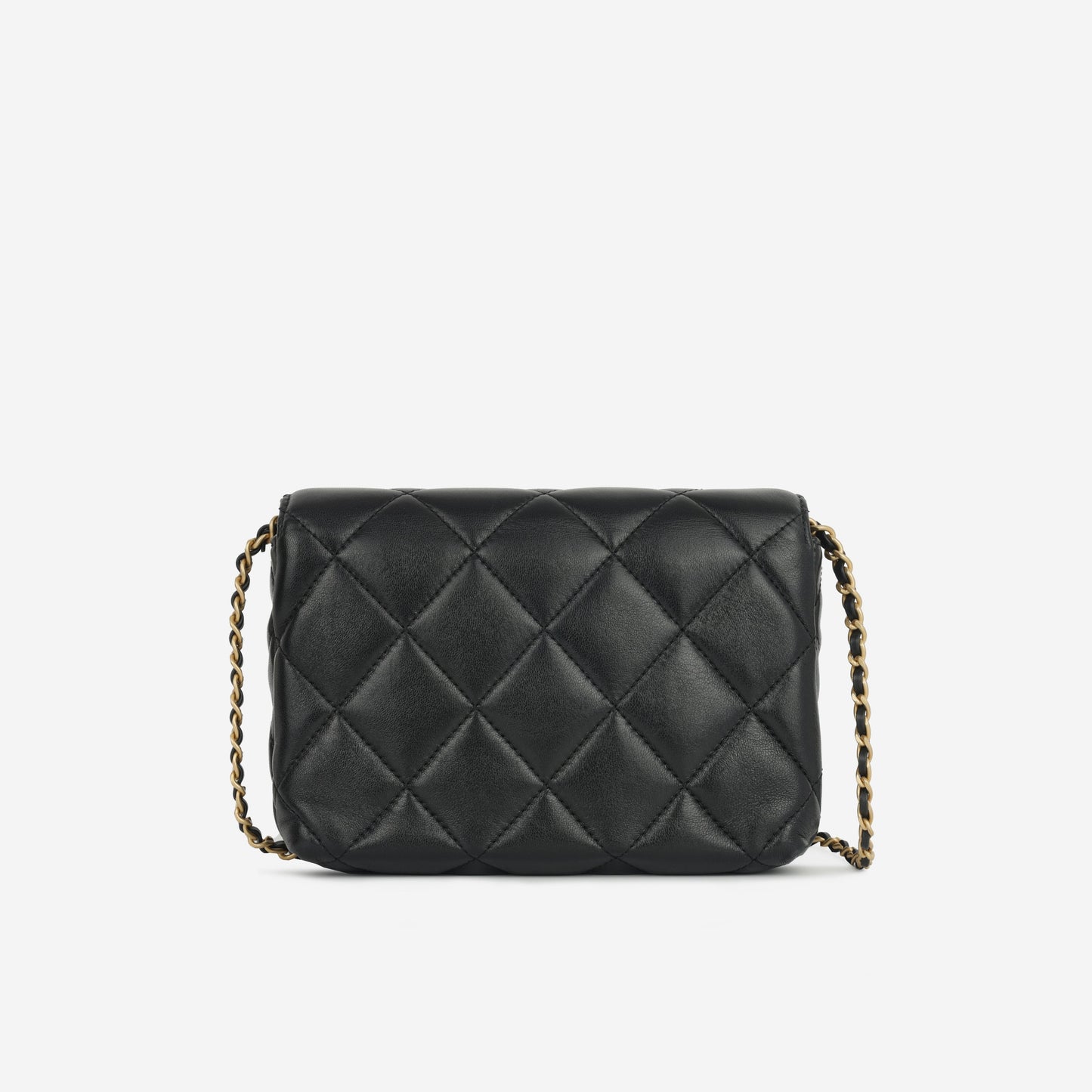 Chanel Mini Square Pearl Twist Flap