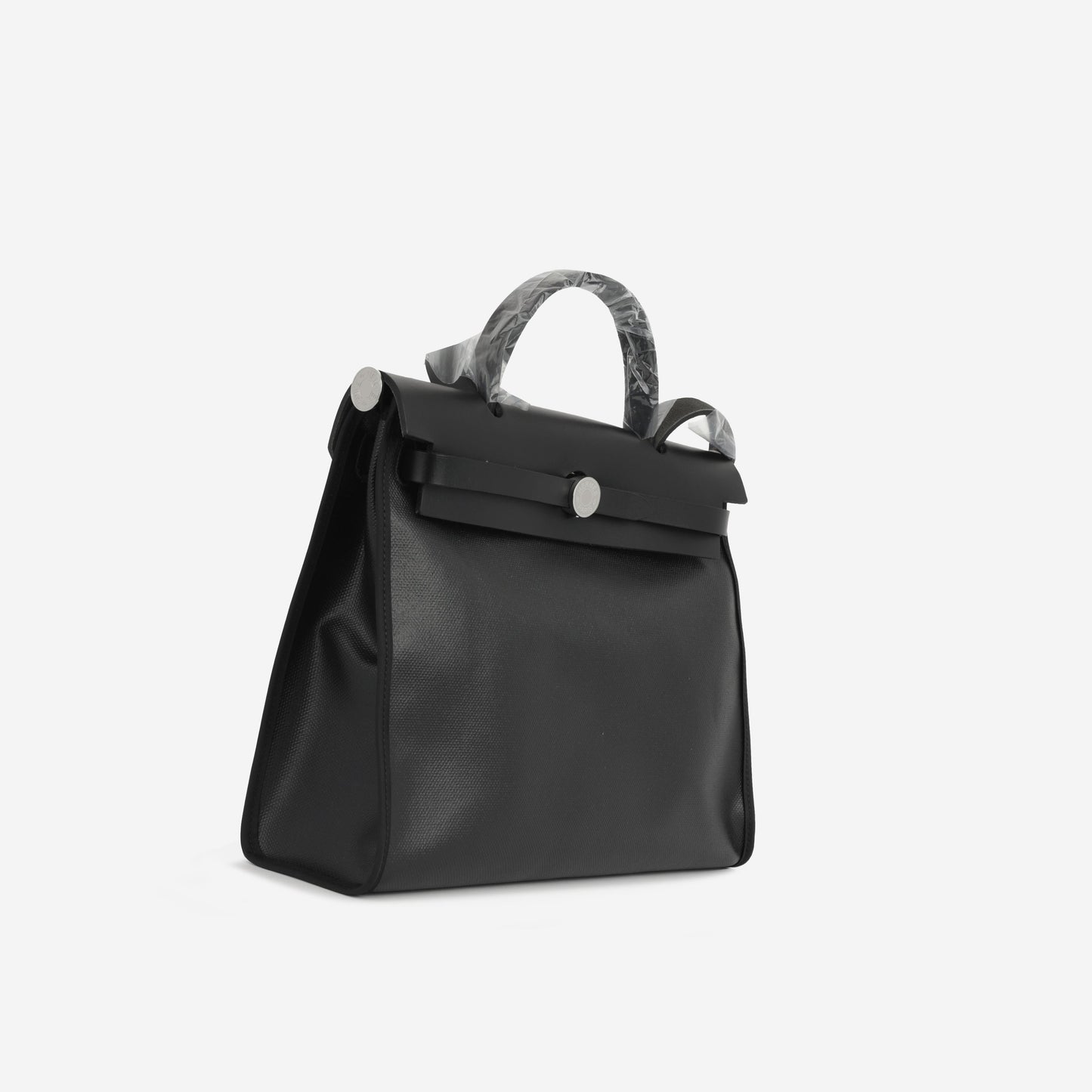 Hermès Herbag 31 - Black Berline Toile | Palladium Hardware