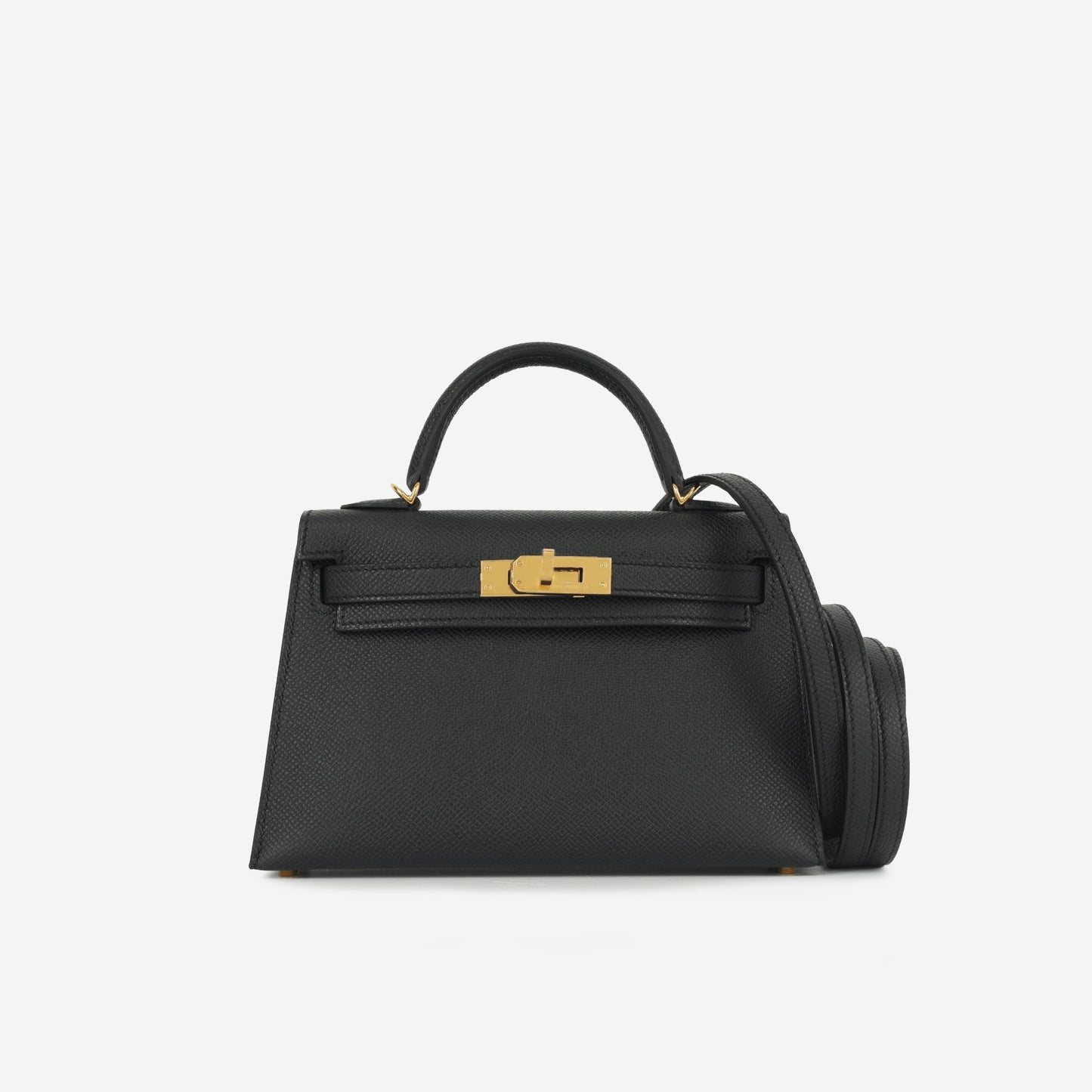 Hermès Mini Kelly 20cm - Black Epsom | Gold Hardware
