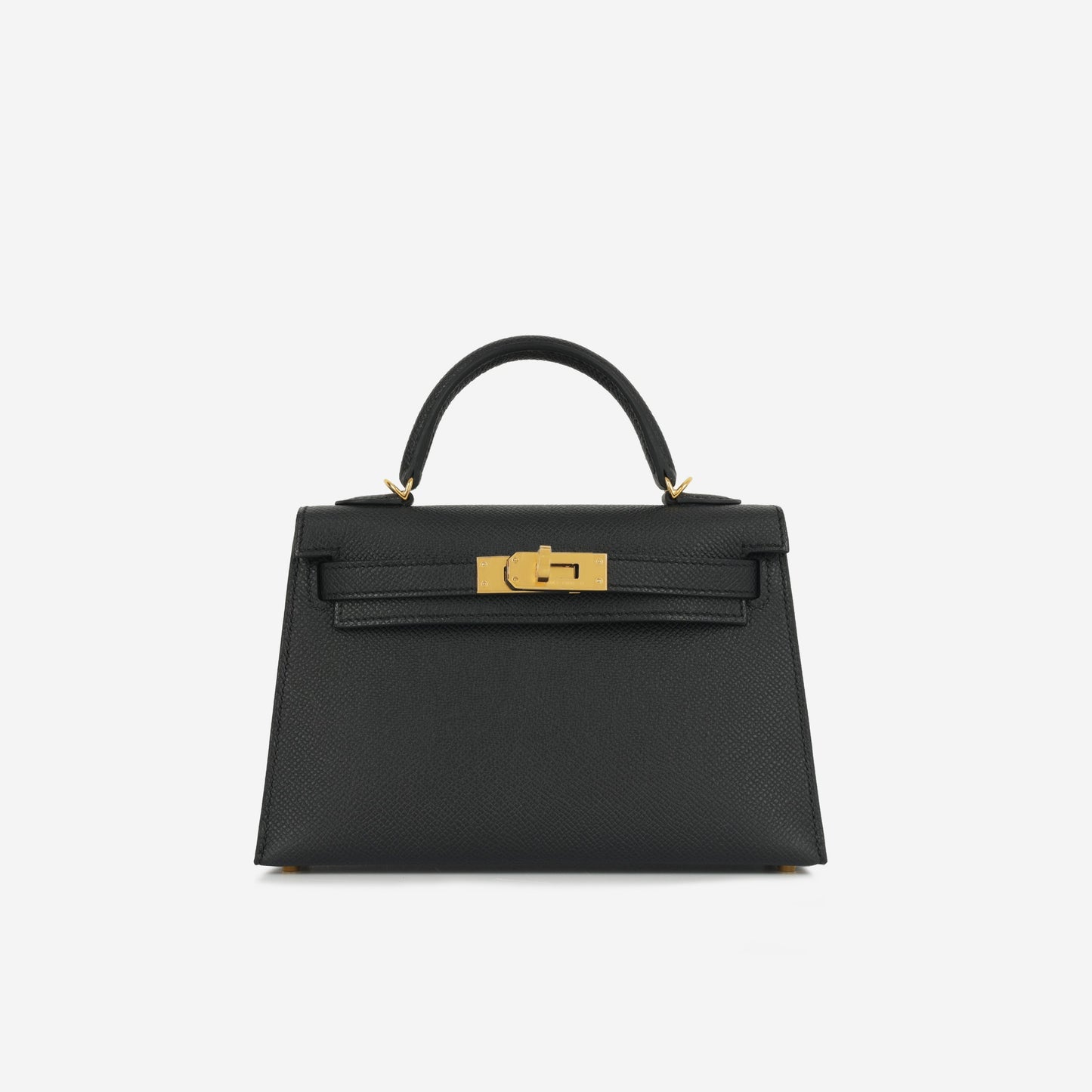 Hermès Mini Kelly 20cm - Black Epsom | Gold Hardware