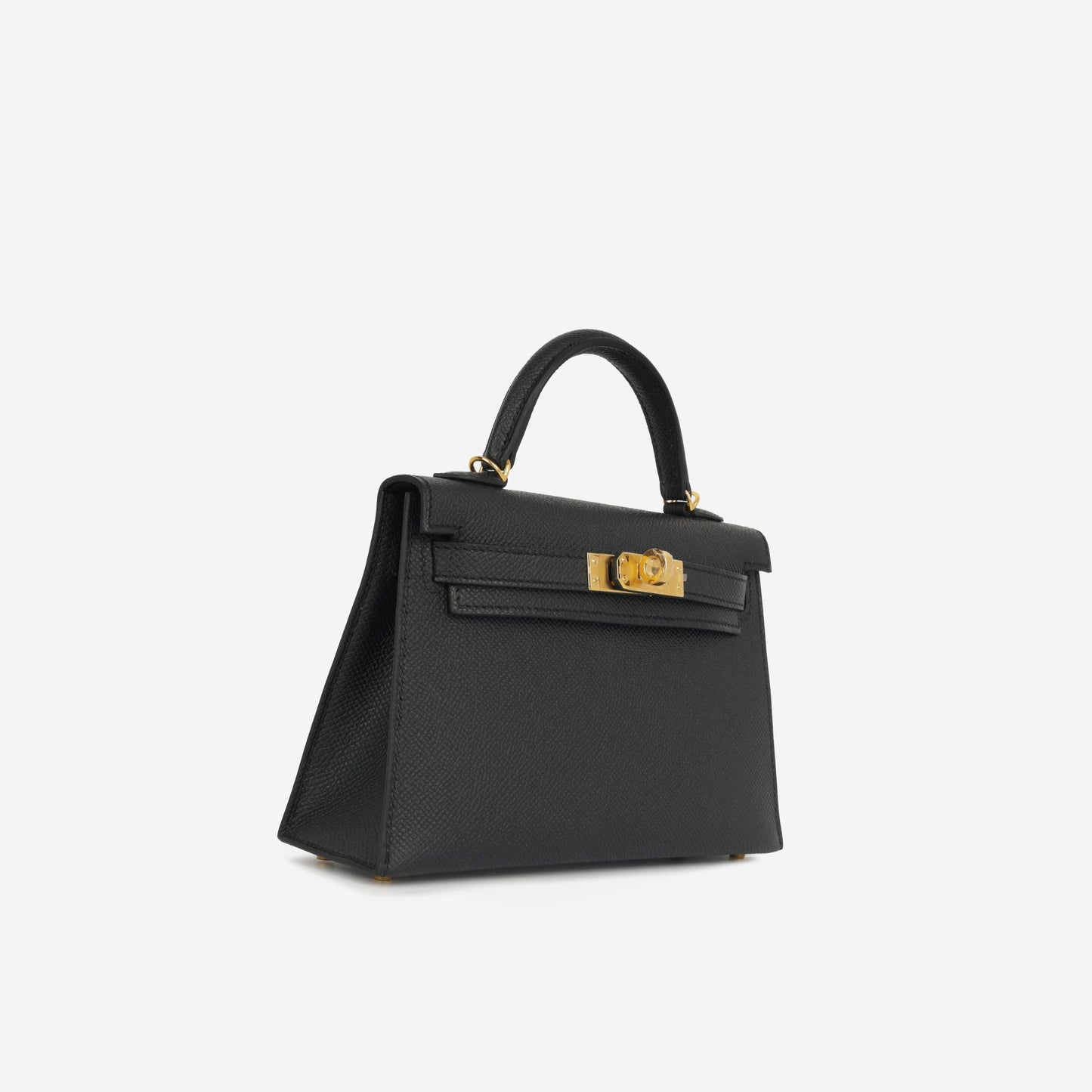 Hermès Mini Kelly 20cm - Black Epsom | Gold Hardware