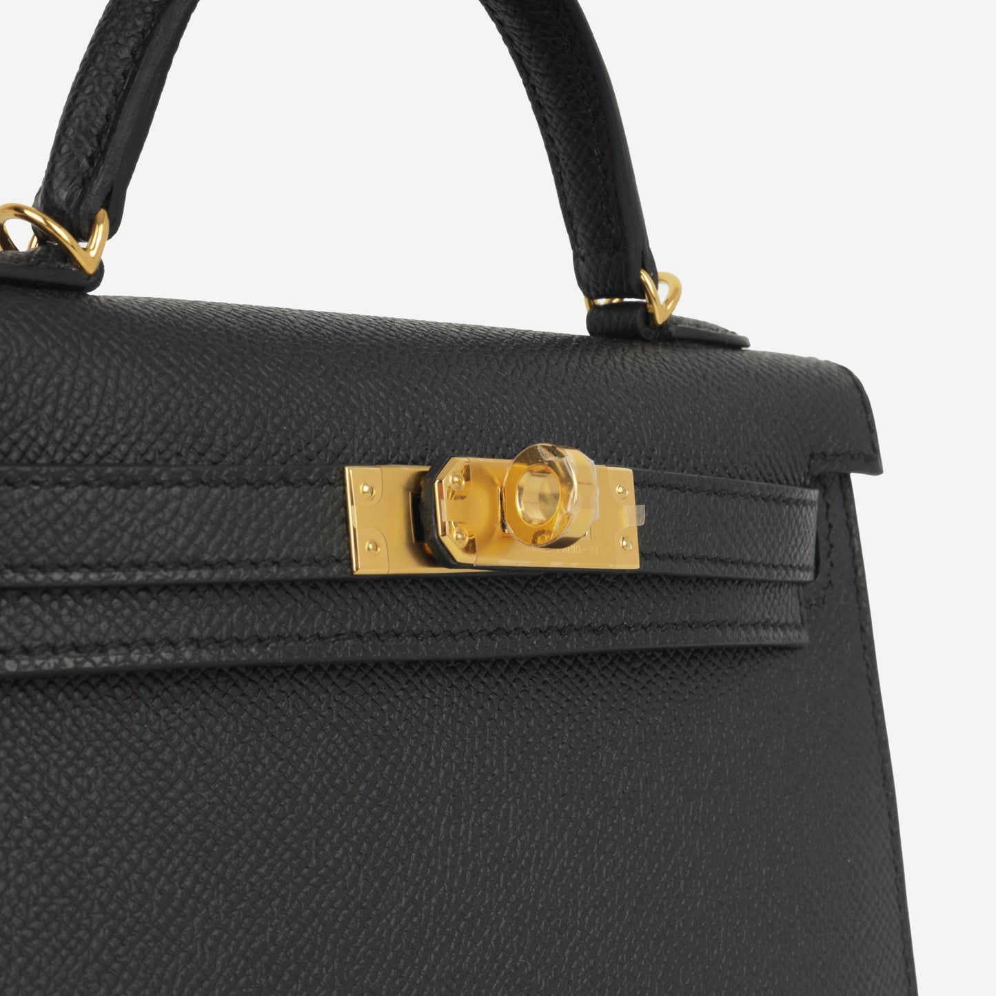 Hermès Mini Kelly 20cm - Black Epsom | Gold Hardware