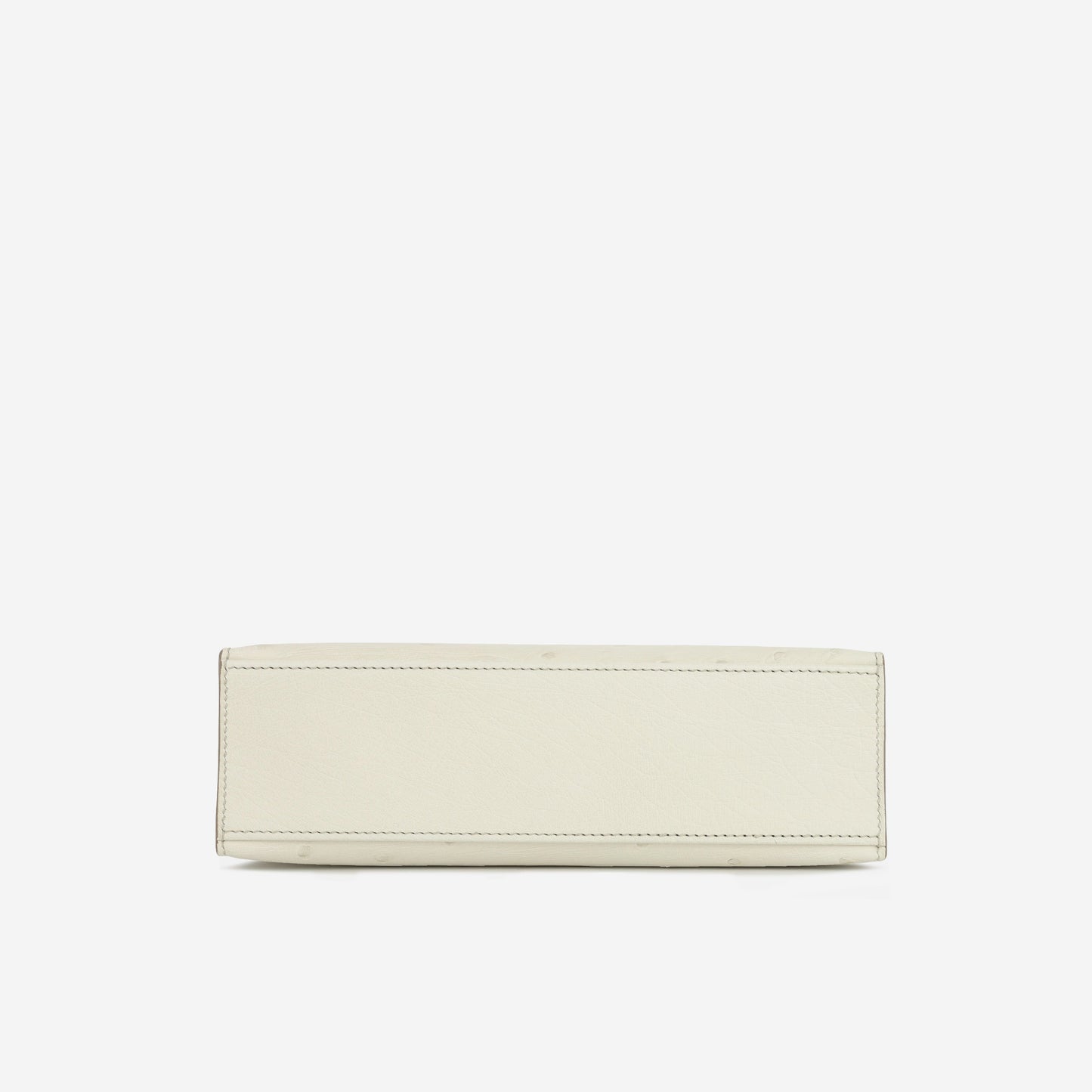 Hermès Kelly Pochette - Beton Ostrich | Palladium Hardware (NWT)