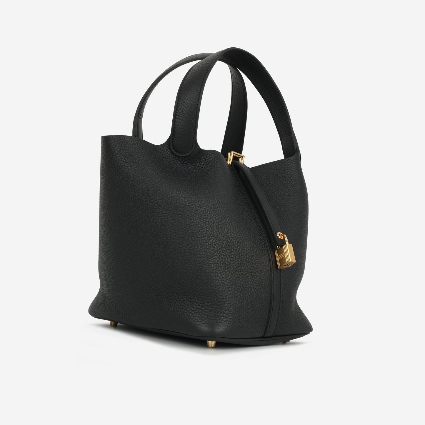 Hermès Picotin 22 - Black Clemence | Gold Hardware