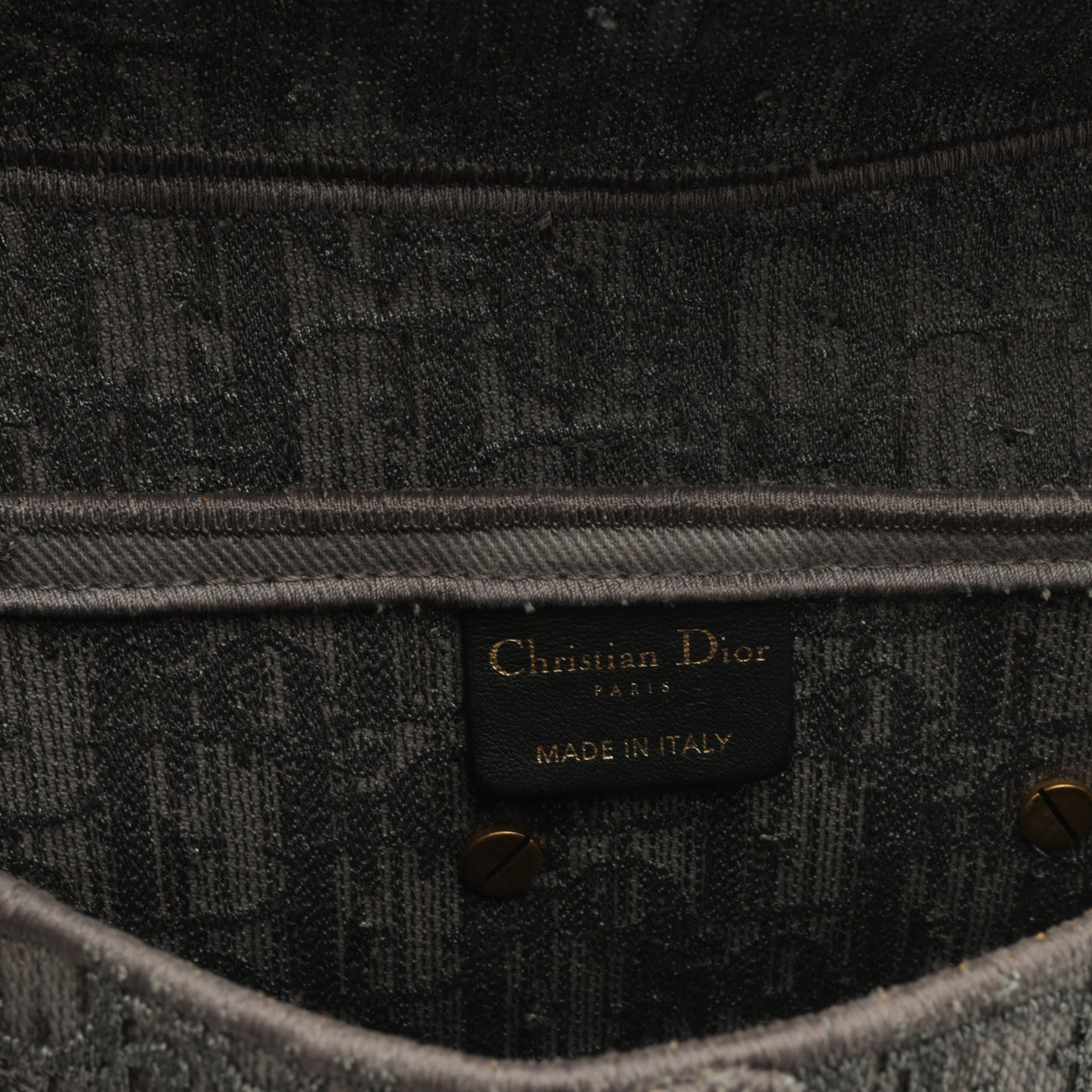 Dior Medium Saddle - Grey Oblique Canvas | Gold Hardware