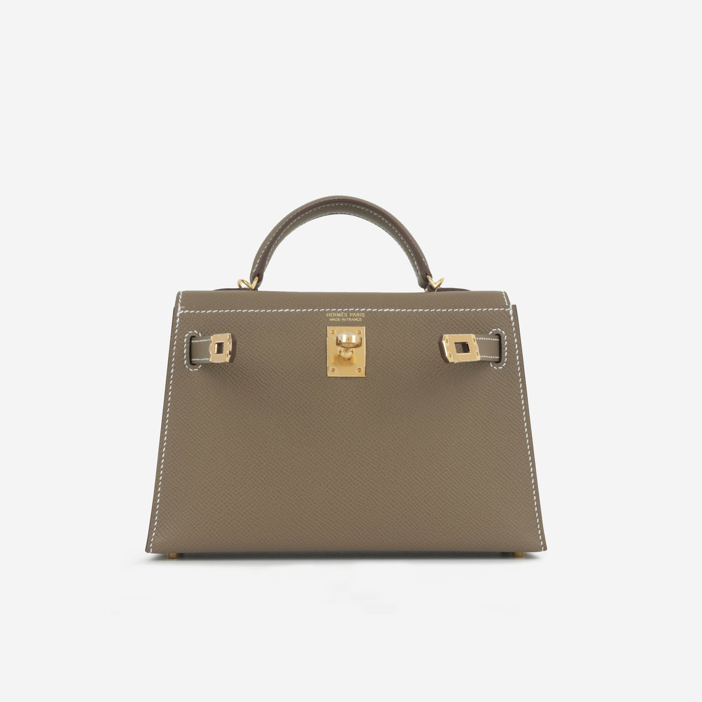 Hermès Mini Kelly 20cm - Etoupe Epsom | Gold Hardware