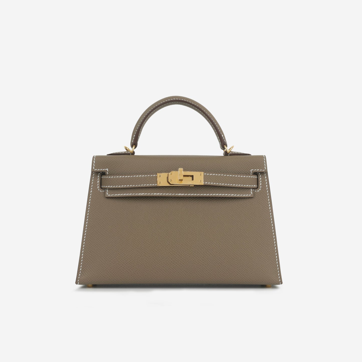 Hermès Mini Kelly 20cm - Etoupe Epsom | Gold Hardware