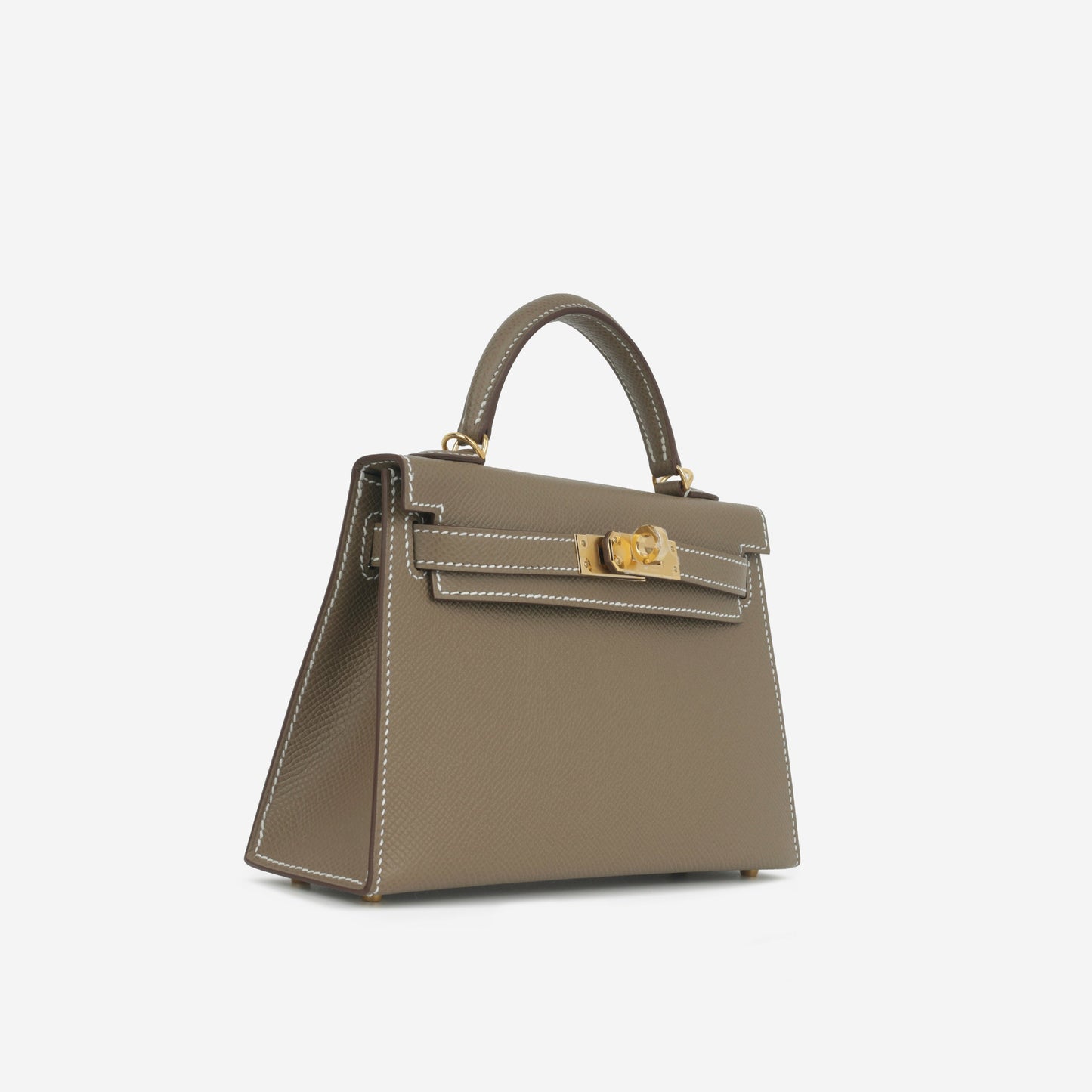 Hermès Mini Kelly 20cm - Etoupe Epsom | Gold Hardware