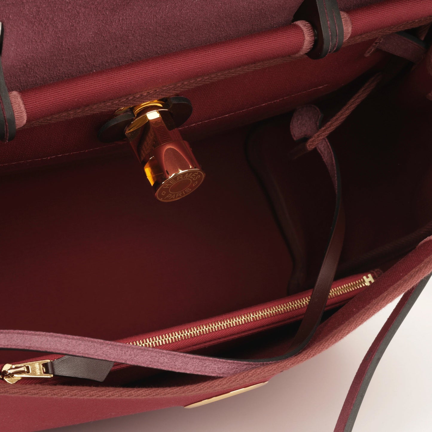 Hermès Hermès Herbag 31 - Rubis / Rouge Sellier