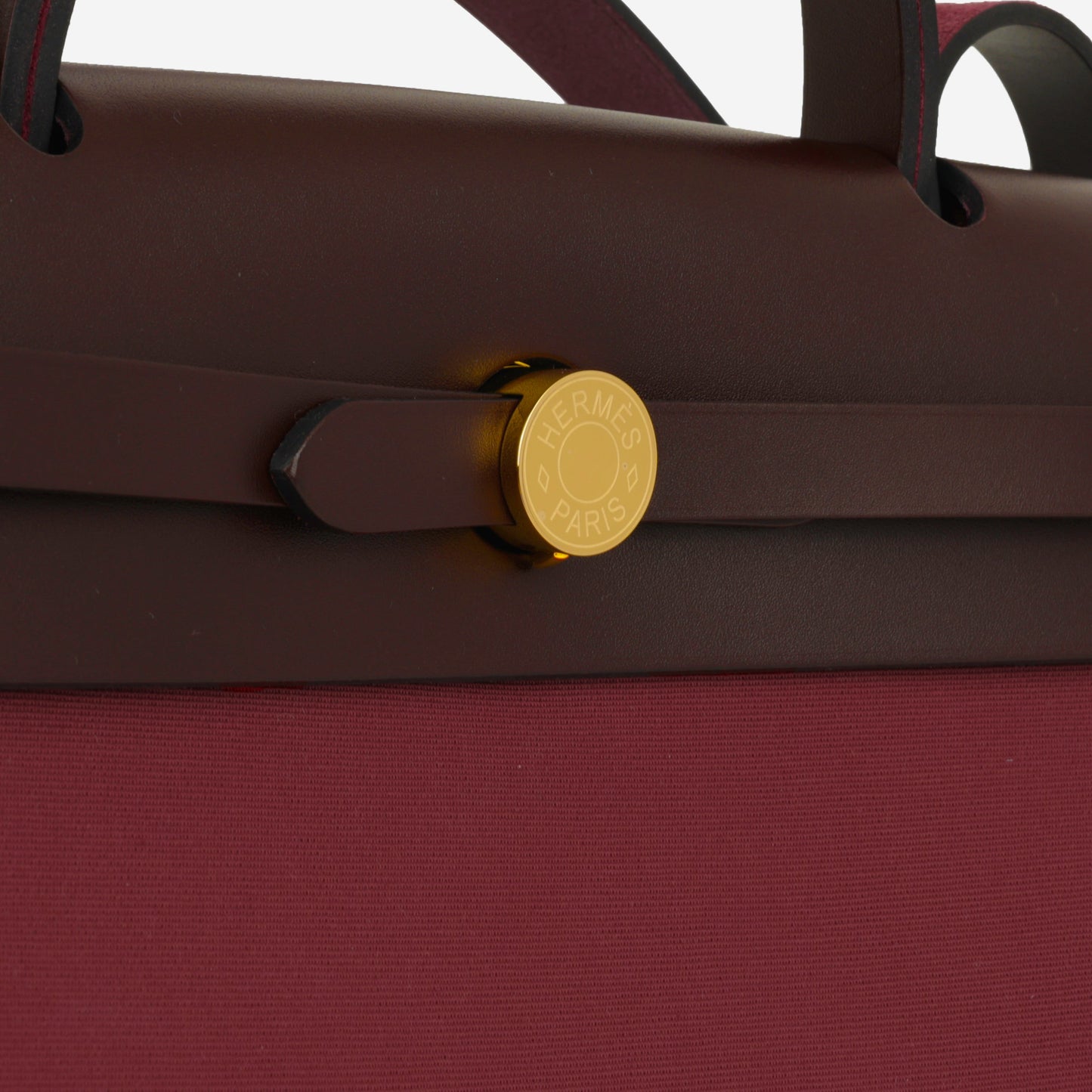 Hermès Hermès Herbag 31 - Rubis / Rouge Sellier