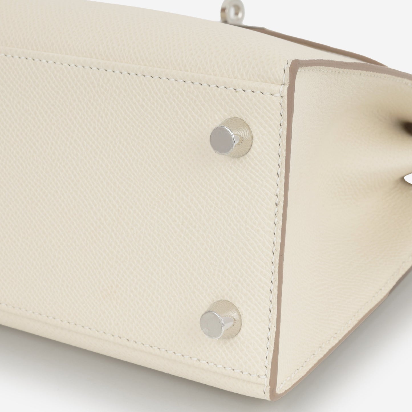 Hermès Kelly 25 - Craie Epsom | Palladium Hardware