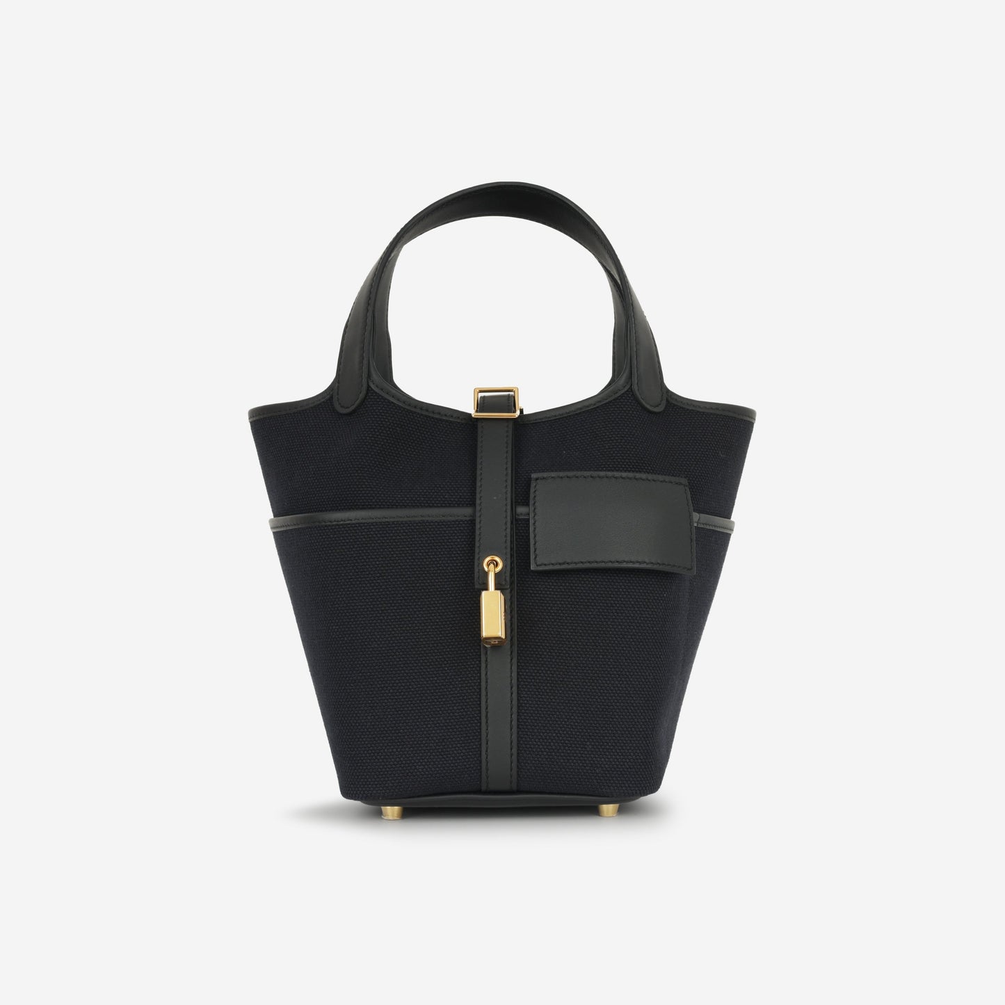 Hermès Picotin 18 Cargo - Black Canvas / Swift | Gold Hardware