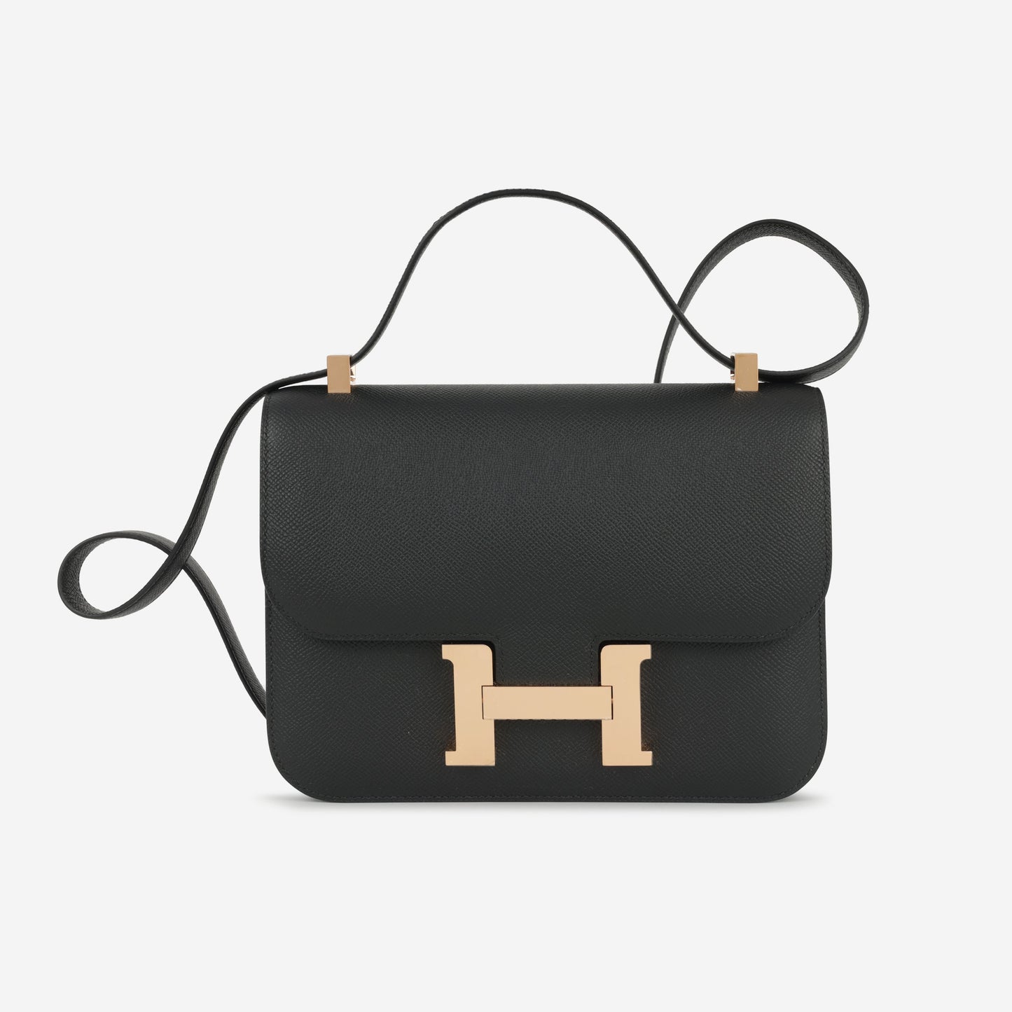 Hermès Constance 1-24 - Noir Epsom | Rose Gold Hardware